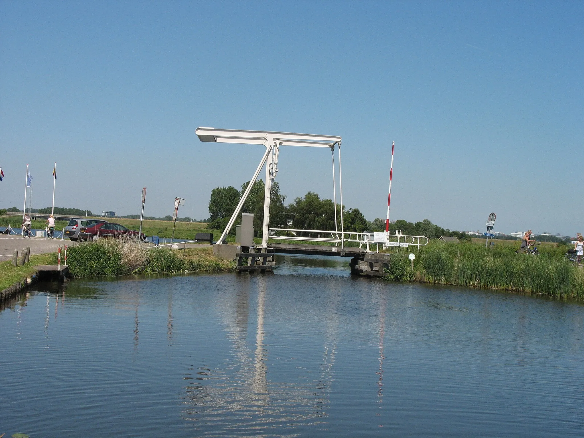 Photo showing: Ophaalbrug bij de Voetangel