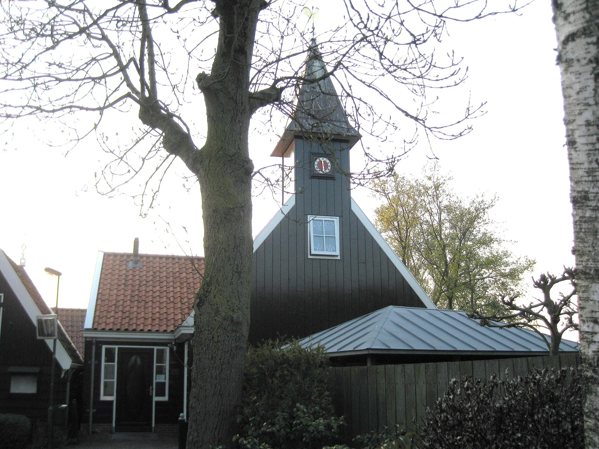 Photo showing: Kerkje van De Woude, gemeente Castricum