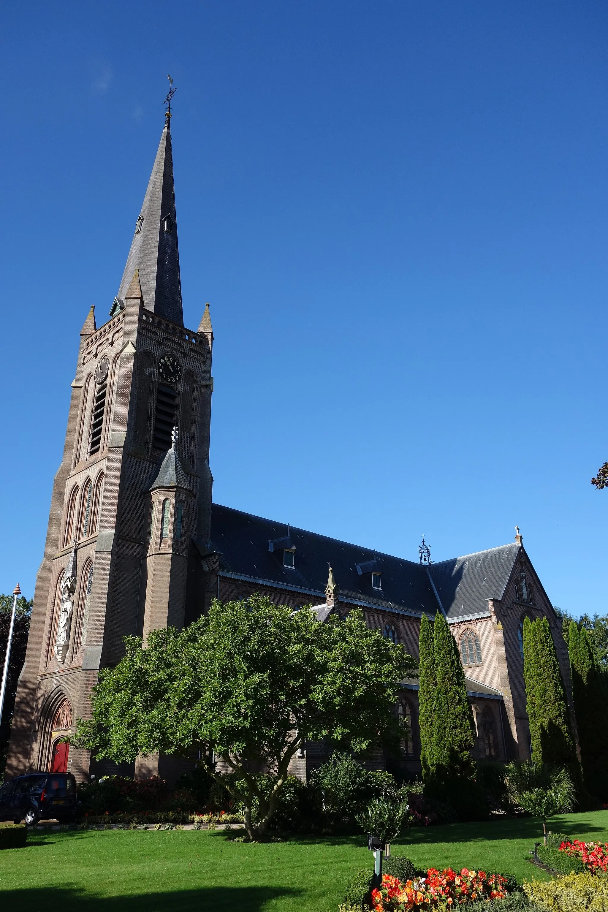 Photo showing: De Cunerakerk in Nibbixwoud. Kerk is ontworpen door de Hoornse architect Adrianus Bleijs.