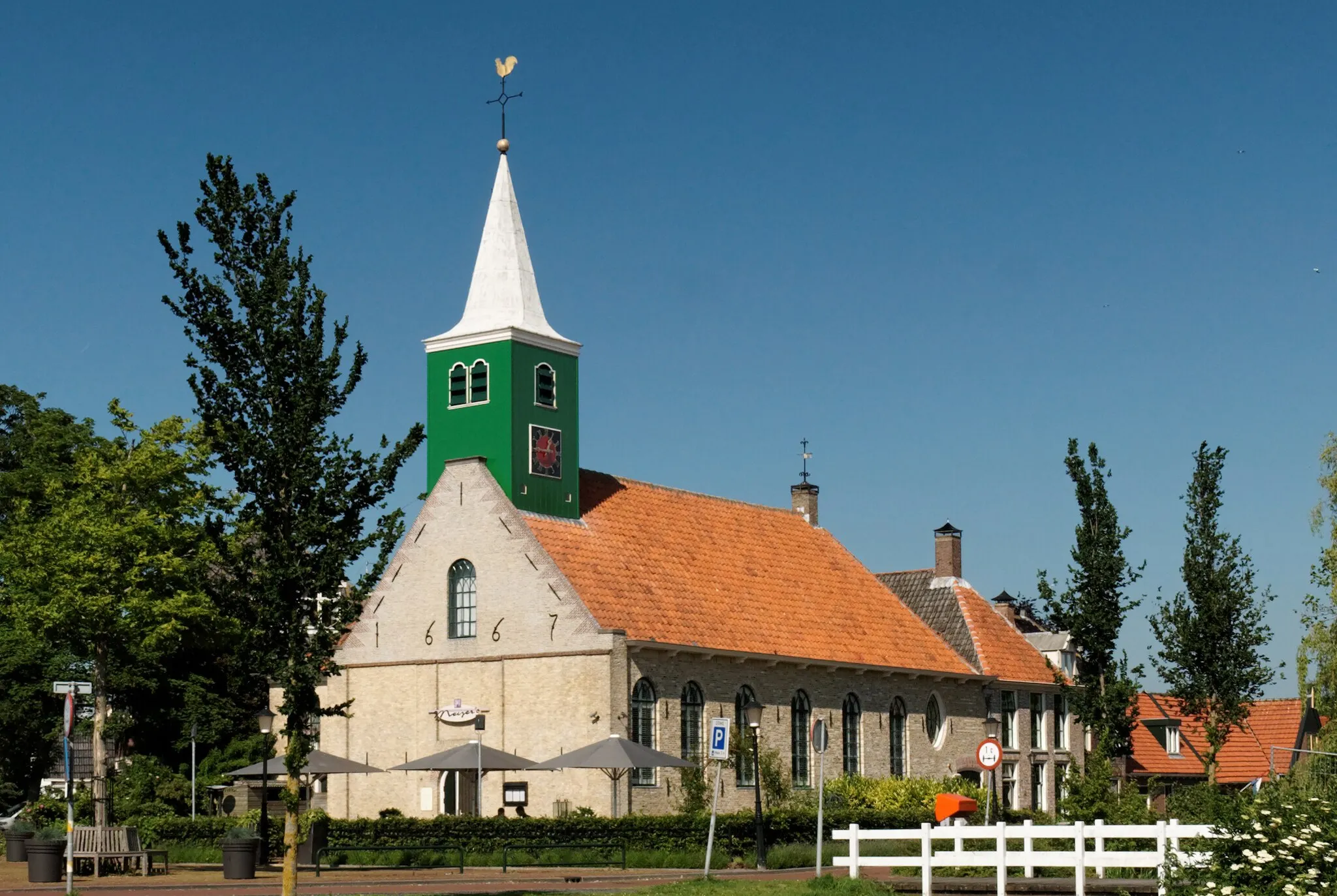 Photo showing: Andijk - Dijkweg - View NE on former Protestant Church 1667