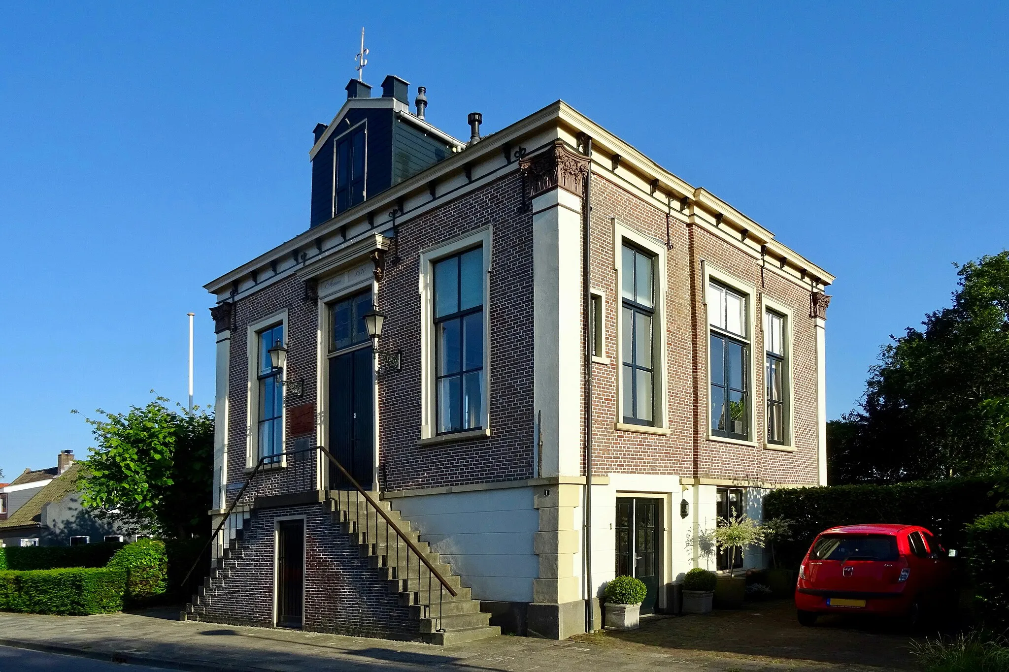 Photo showing: Het oude raadhuis van de voormalige gemeente Harenkarspel in Dirkshorn