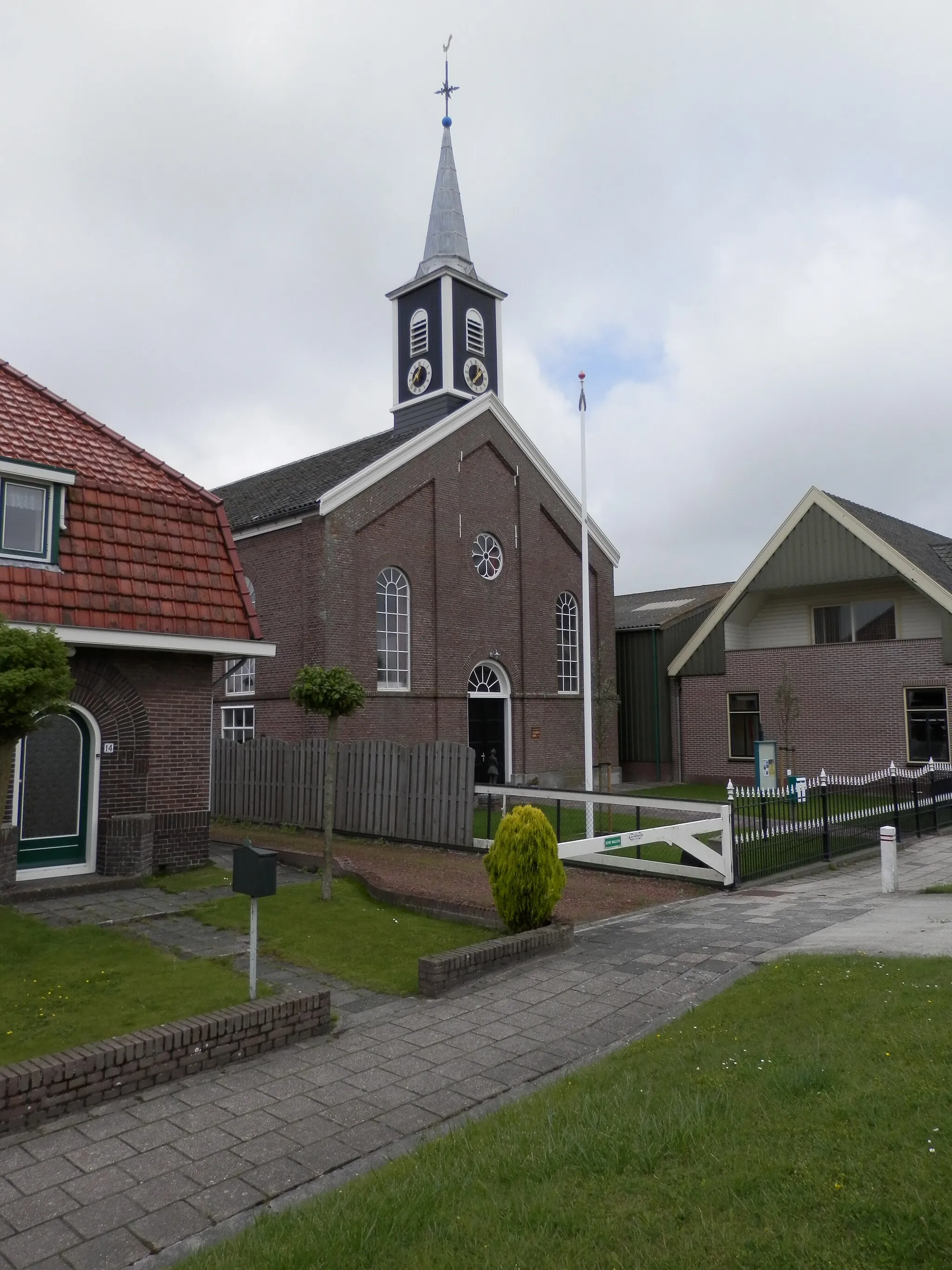 Photo showing: Oudesluis - Noord-Holland - Hervormde kerk - anno 1861