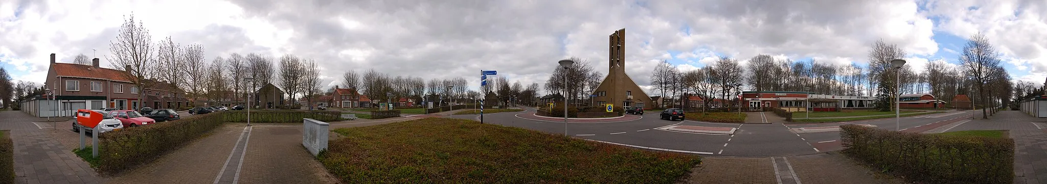 Photo showing: Het centrum van Rutten, gezien vanaf de kruising Meerweg met de Venelaan d.d. 07-04-2012