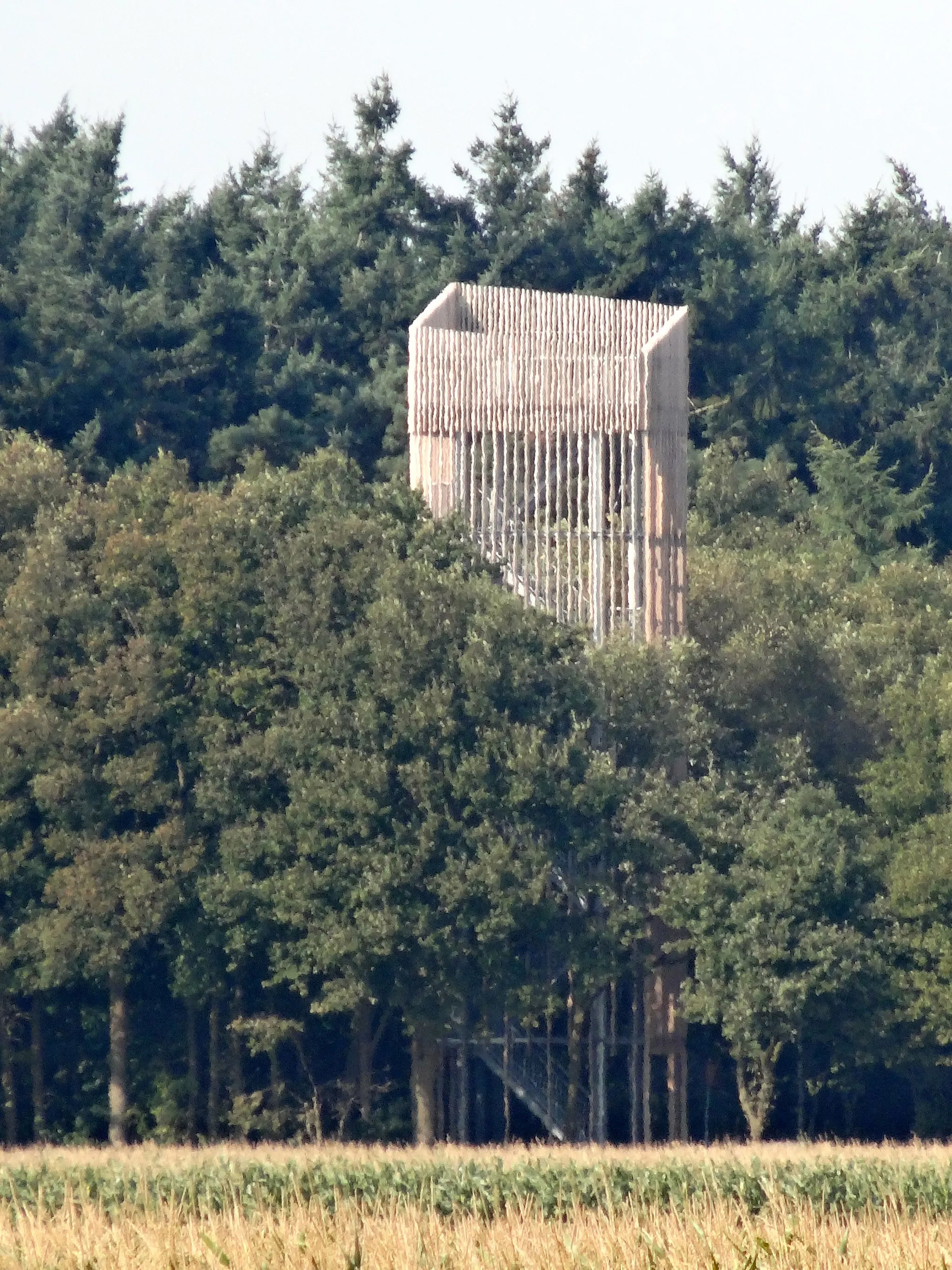 Photo showing: Uitkijktoren de Stokte in het Vechtdal nabij Dalfsen