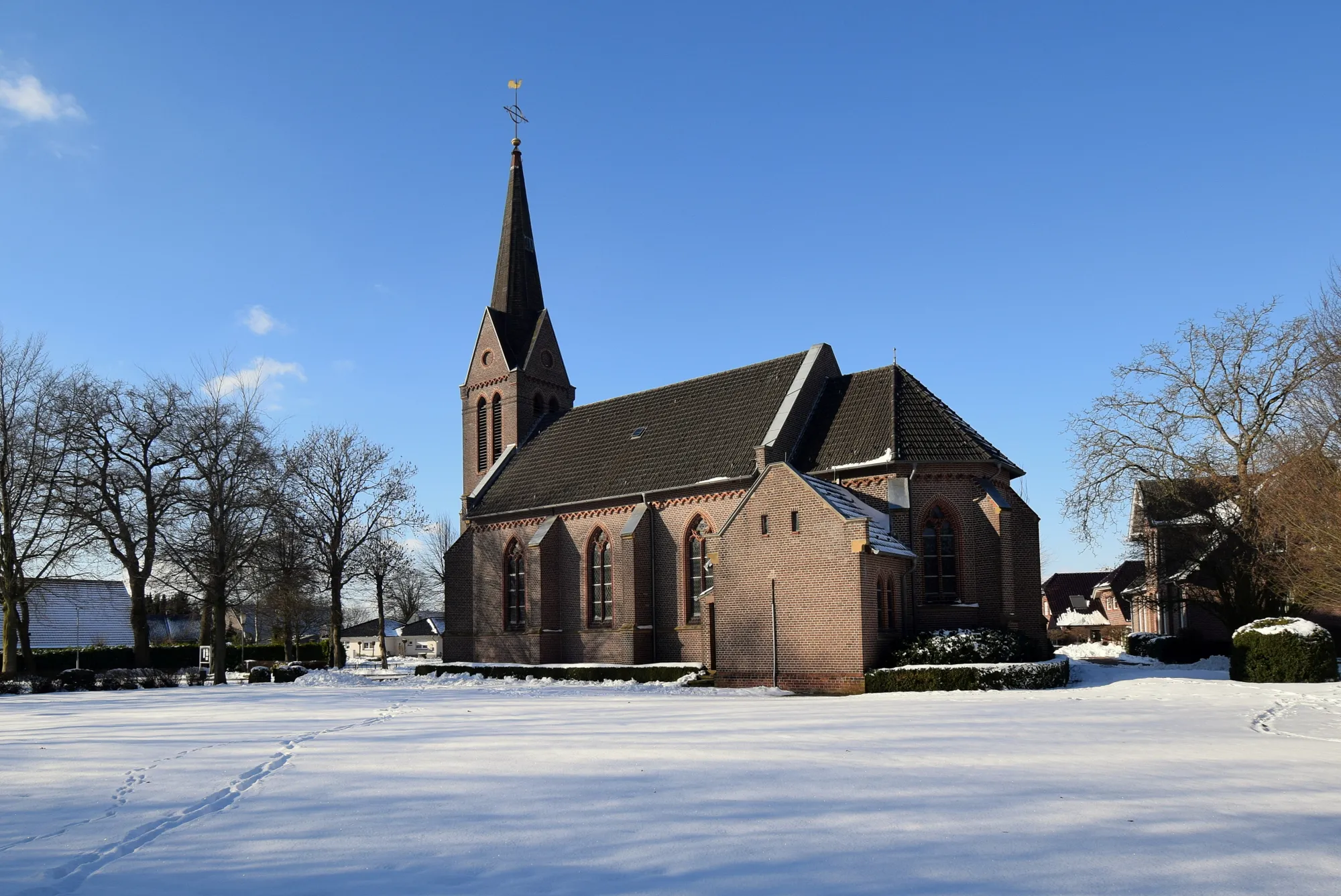 Photo showing: Roomsk-katolike Sint-Antoniustsjerke, Laar (Dútslân)