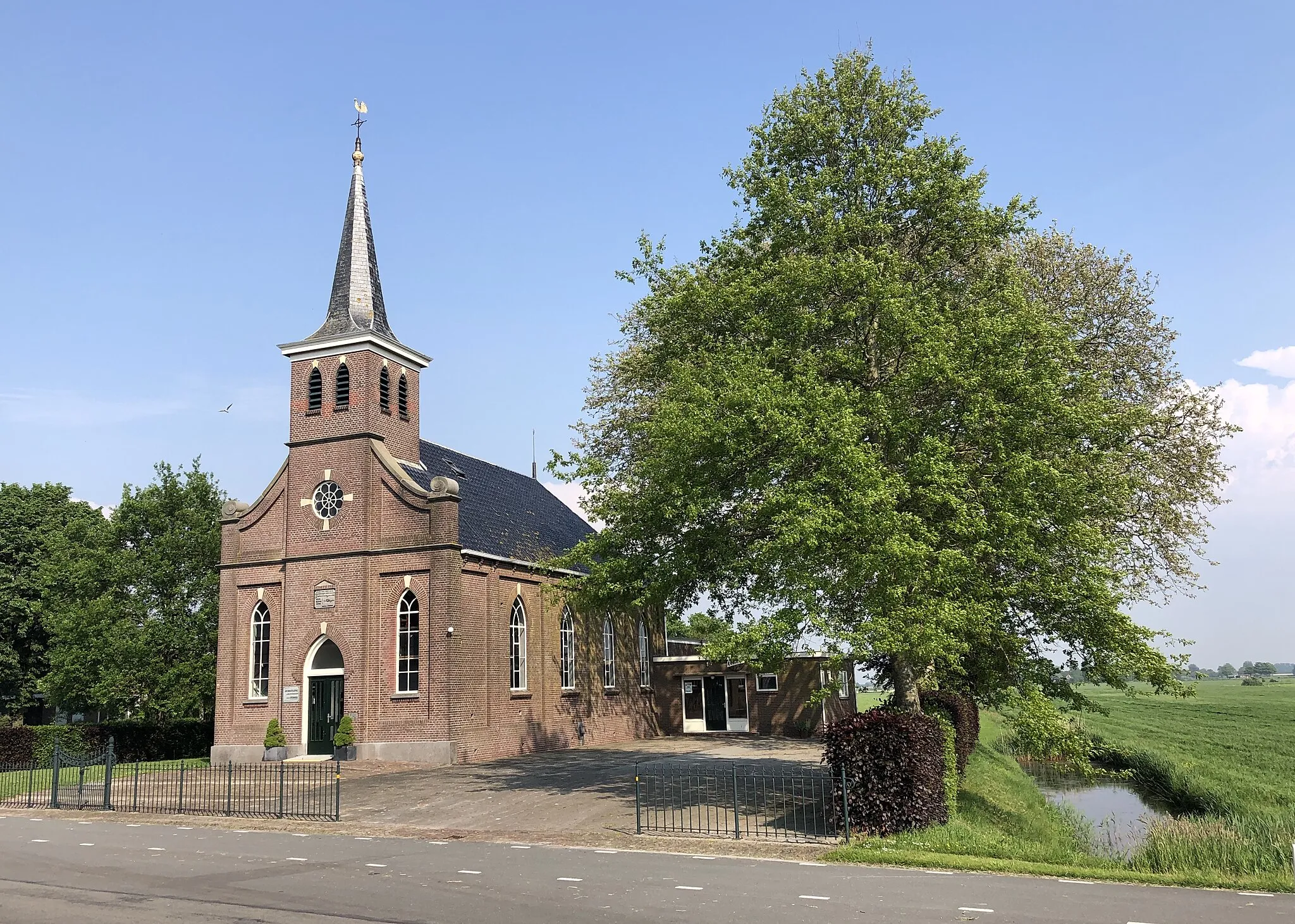 Photo showing: This is an image of a municipal monument in De Fryske Marren with number