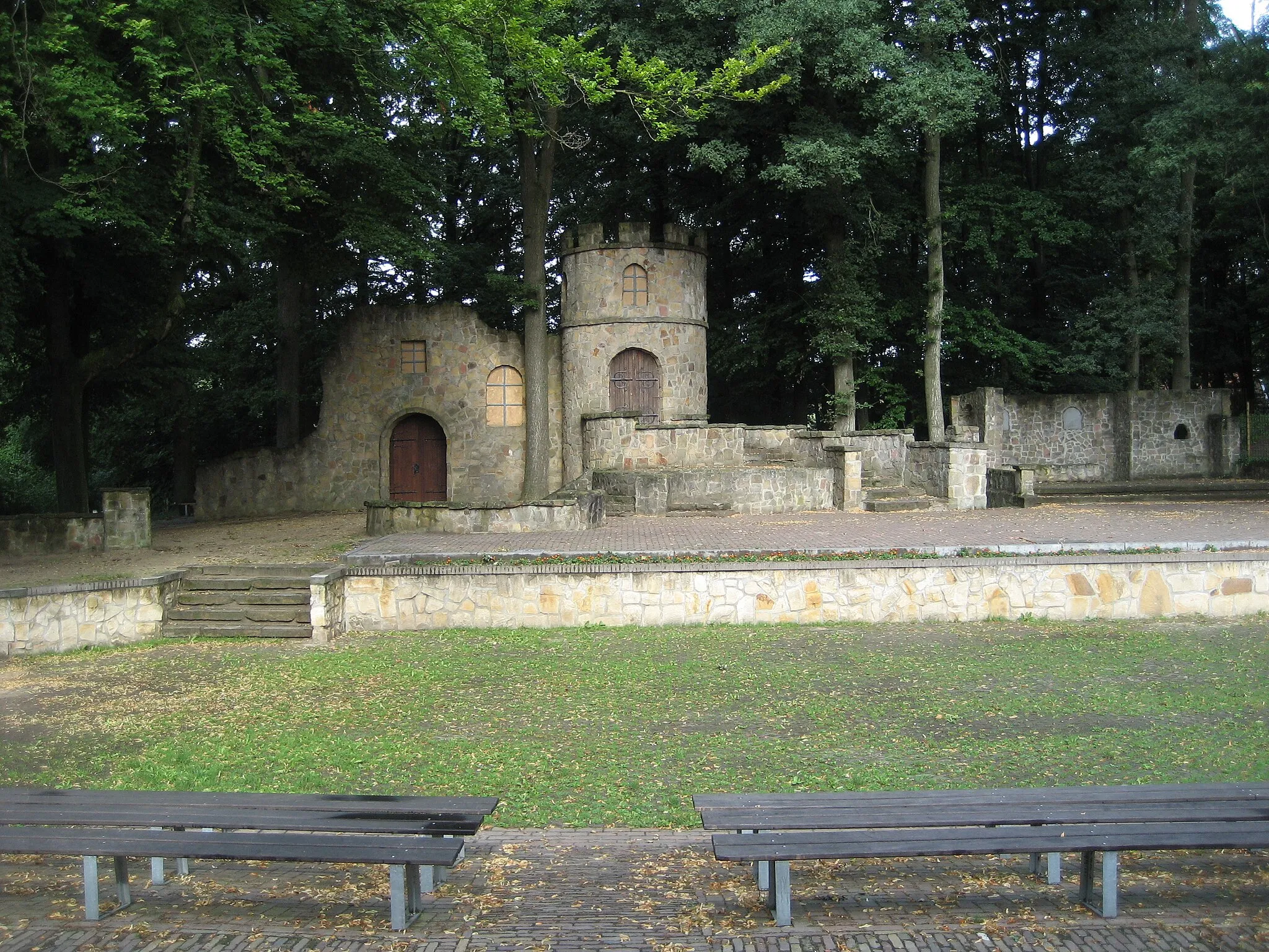 Photo showing: Open air theatre Hertme (The Netherlands) (Openluchttheater)