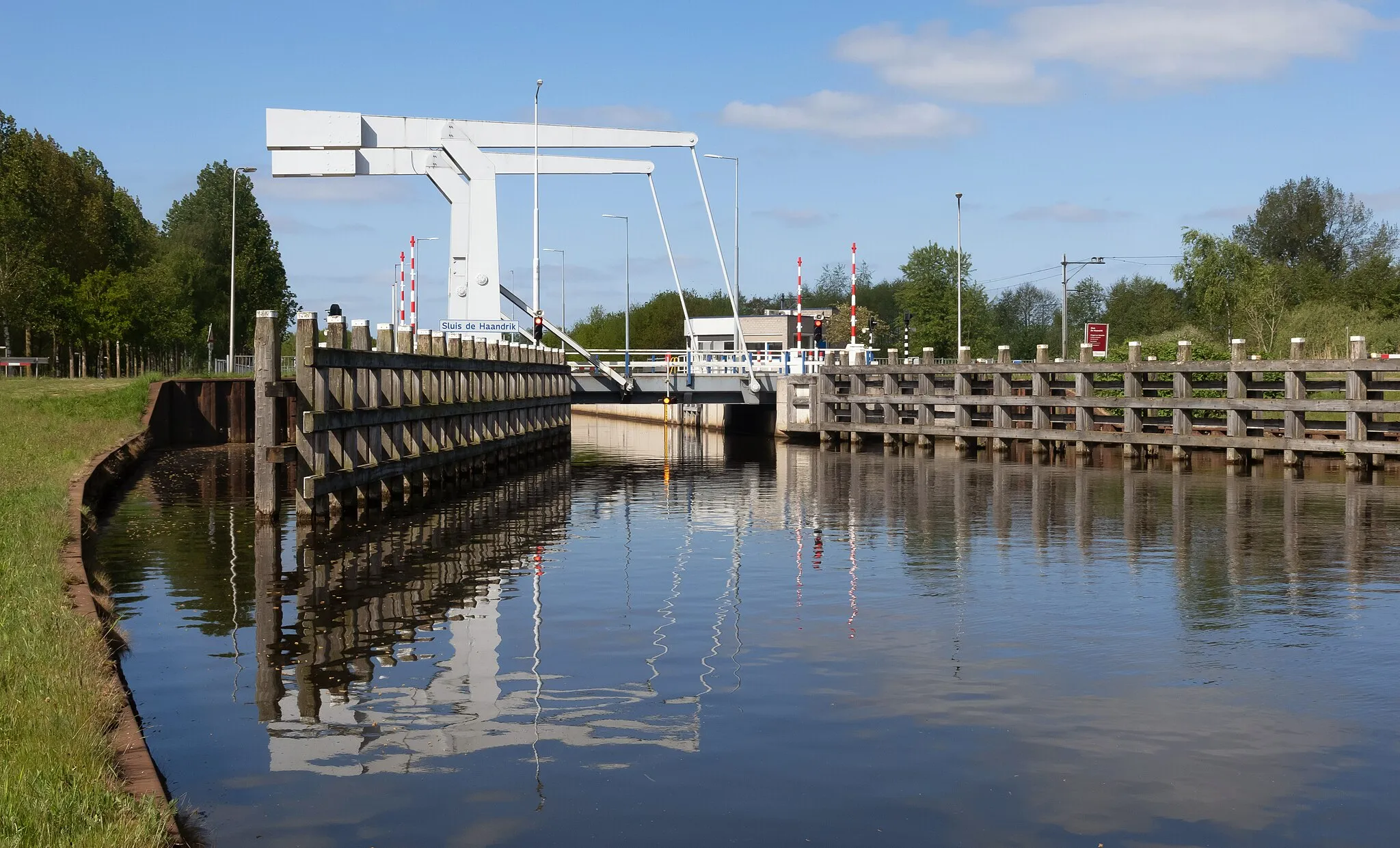 Photo showing: De Haandrik, lock: Sluis De Haandrik