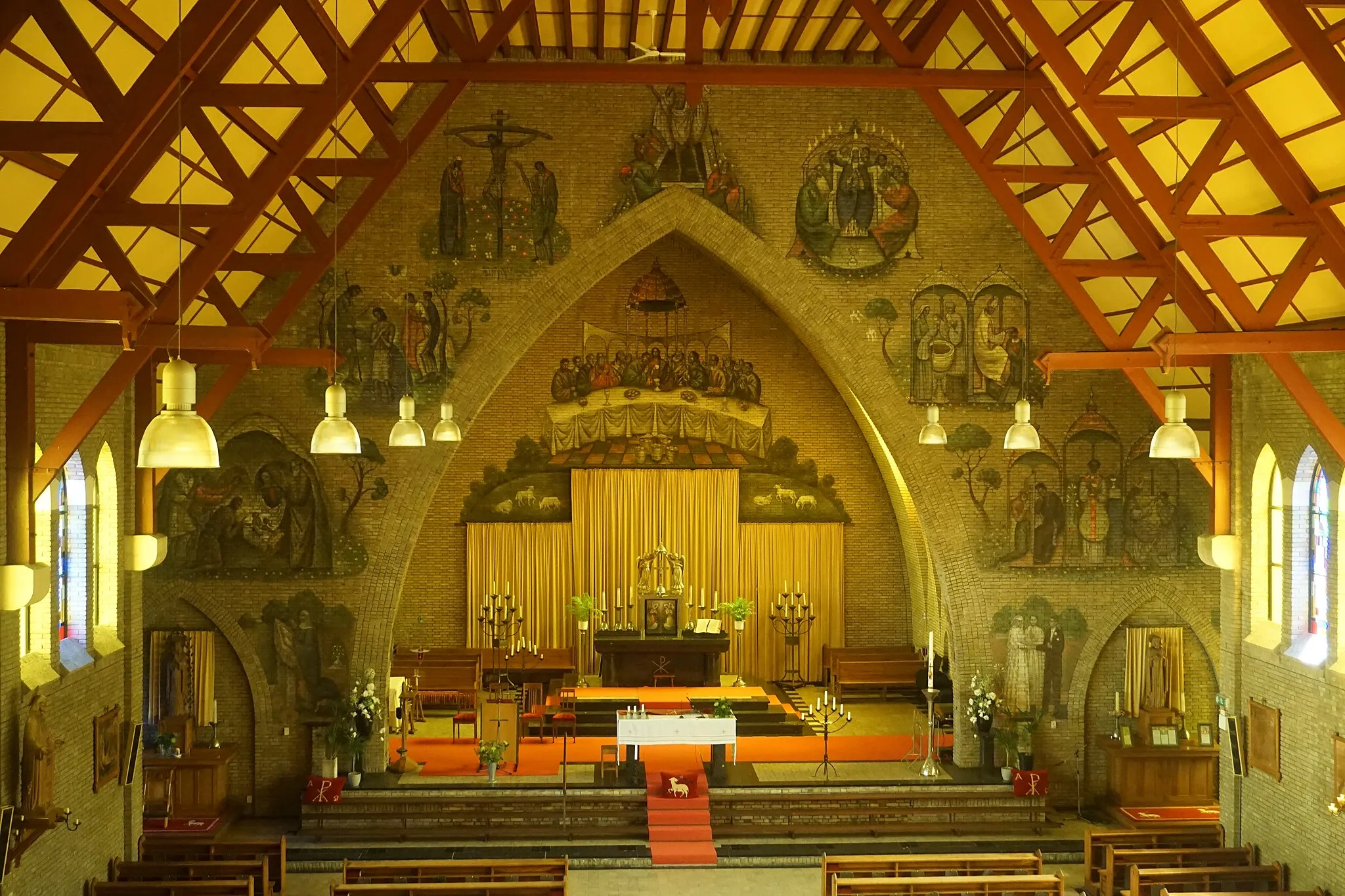 Photo showing: Interieur van de kerk in Steenwijksmoer
