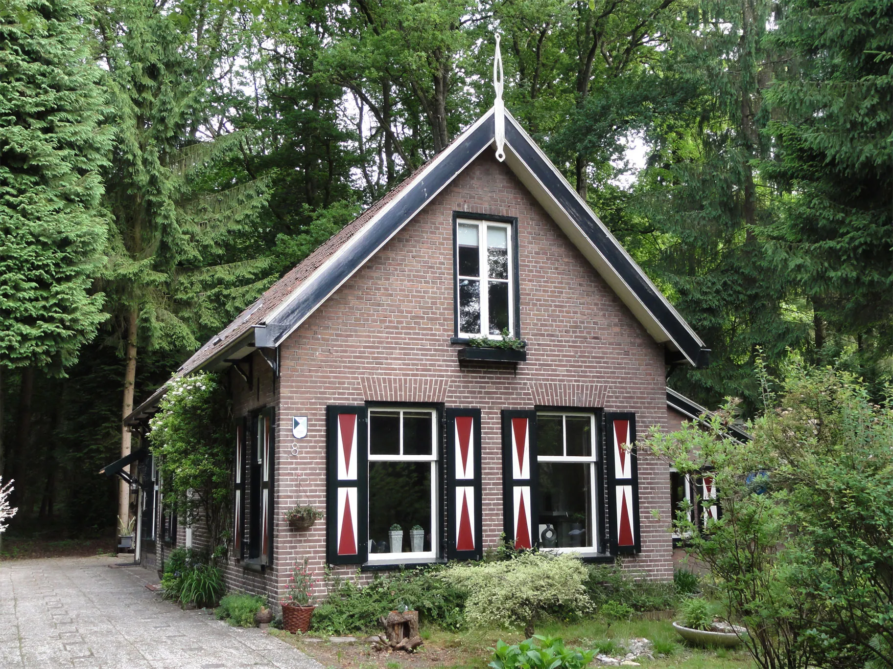 Photo showing: Koloniewoning - Maatschappij van Weldadigheid - Majoor van Swietenlaan 8 Frederiksoord - rijksmonument