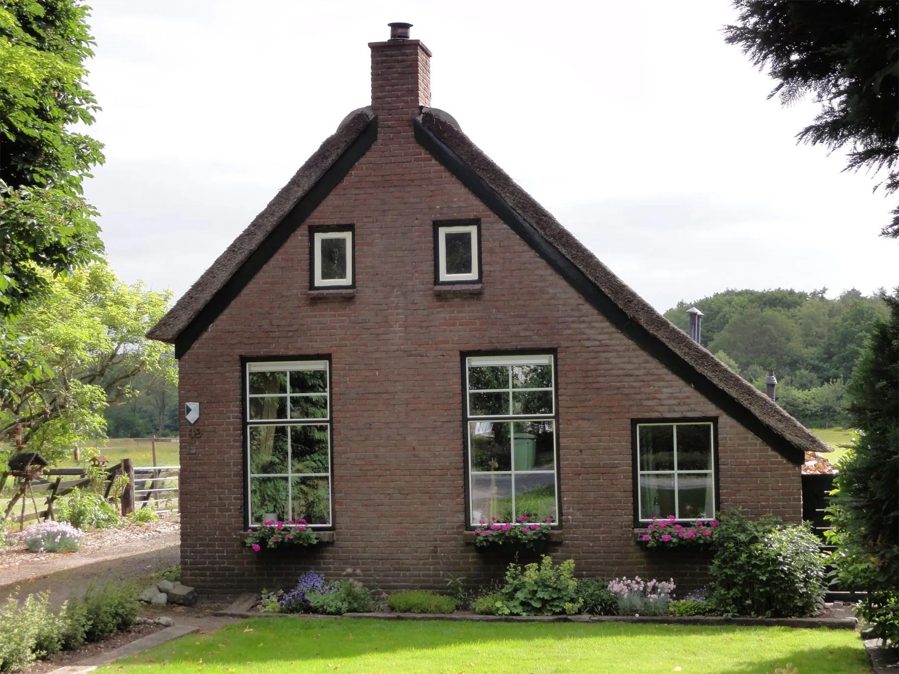 Photo showing: Koloniewoning van de Maatschappij van Weldadigheid - Koningin Wilhelminalaan 49 Wilhelminaoord - rijksmonument