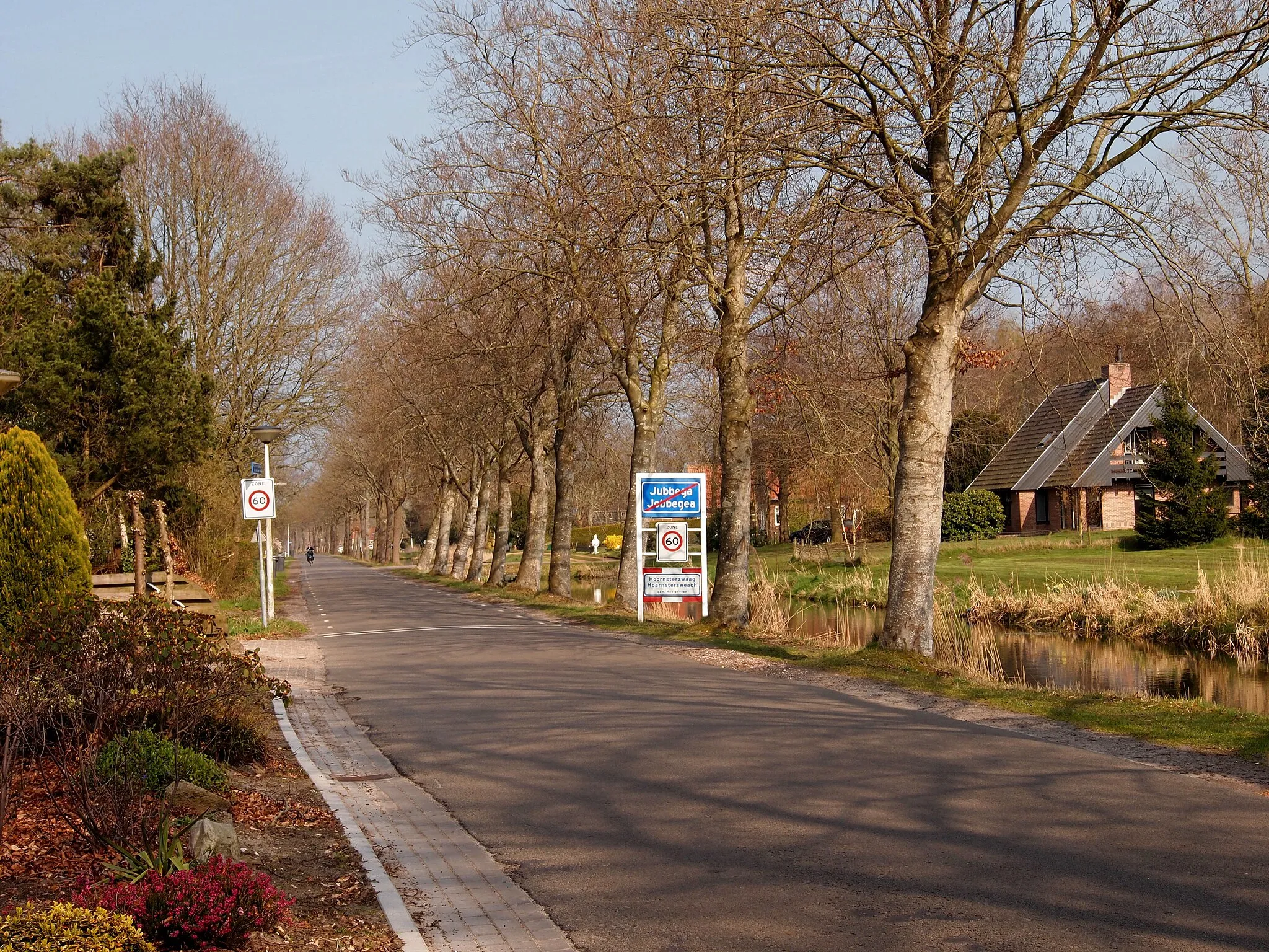 Photo showing: Einde Jubbega begin Hoornsterzwaag