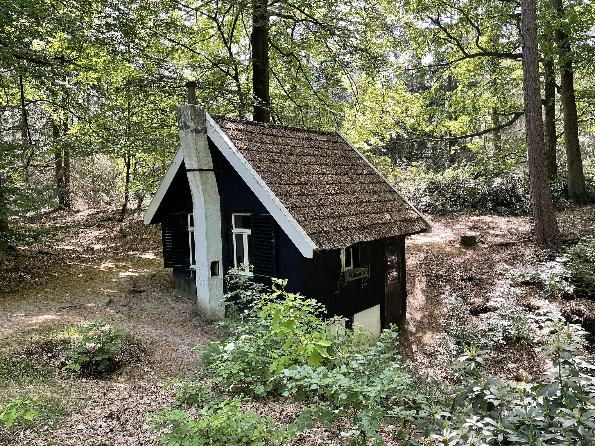 Photo showing: Huisje bij de Sprengenbergerweg, Haarle.