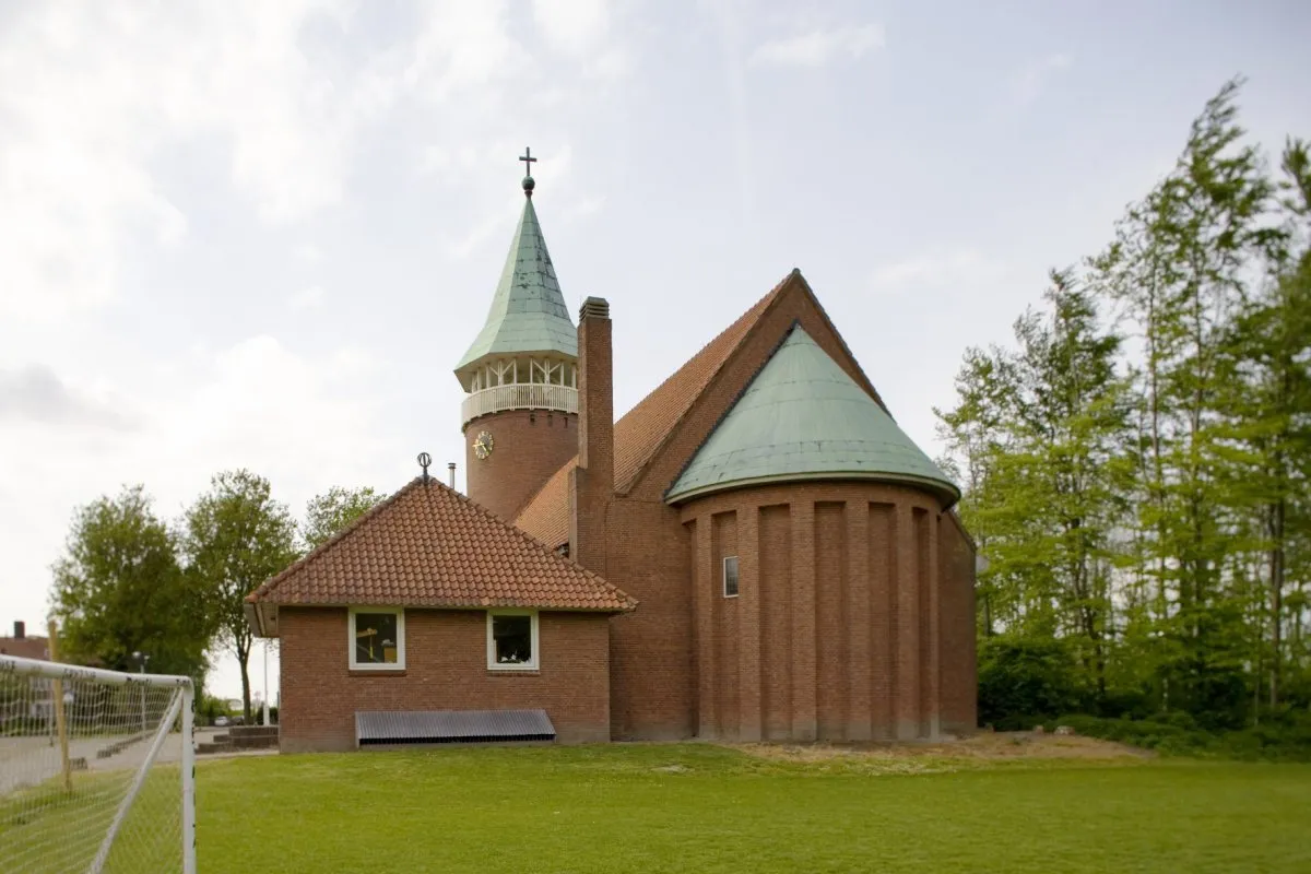 Photo showing: Sint Jozefkerk: Overzicht van de oostgevel