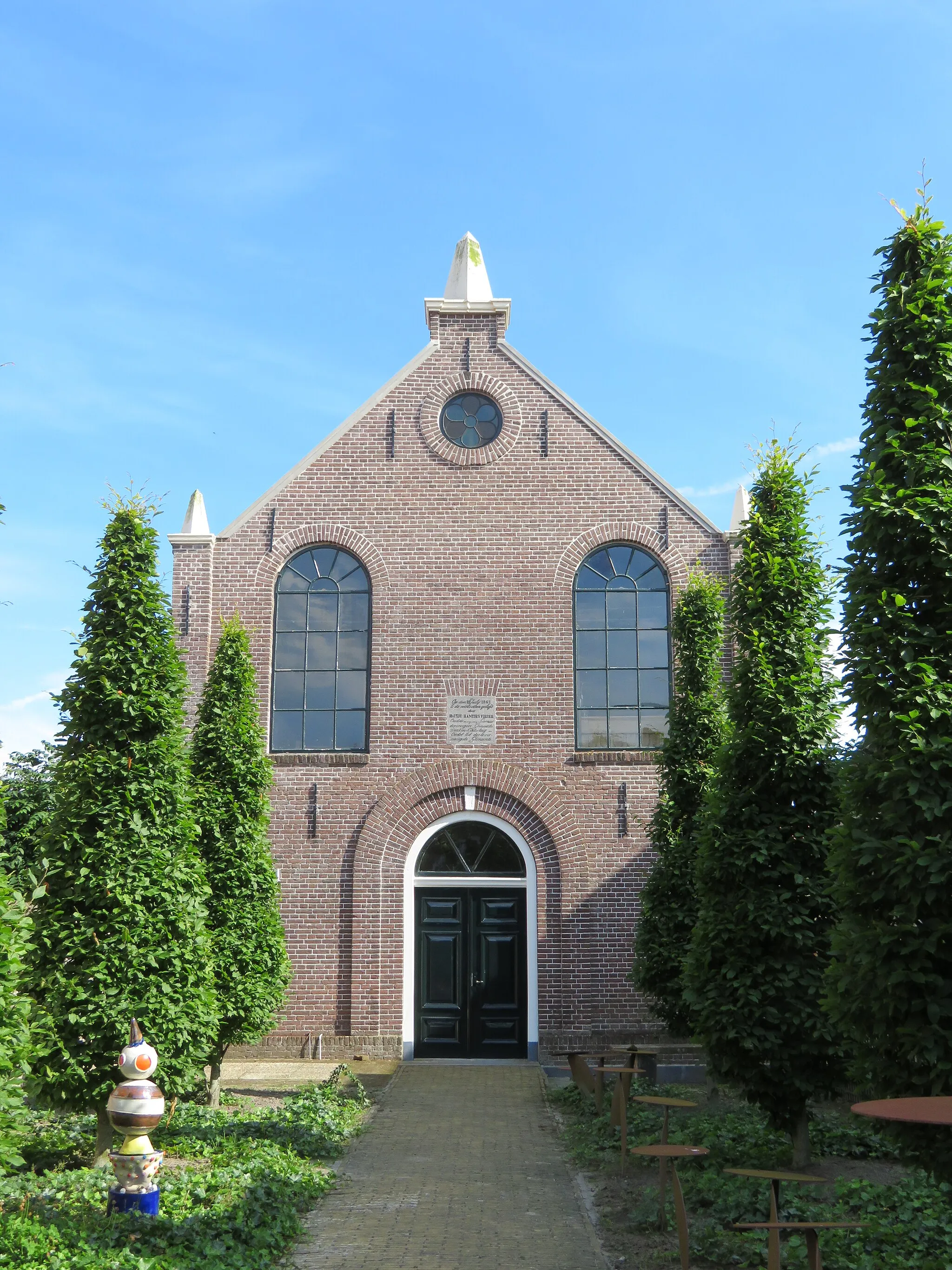 Photo showing: This is an image of a municipal monument in De Fryske Marren with number