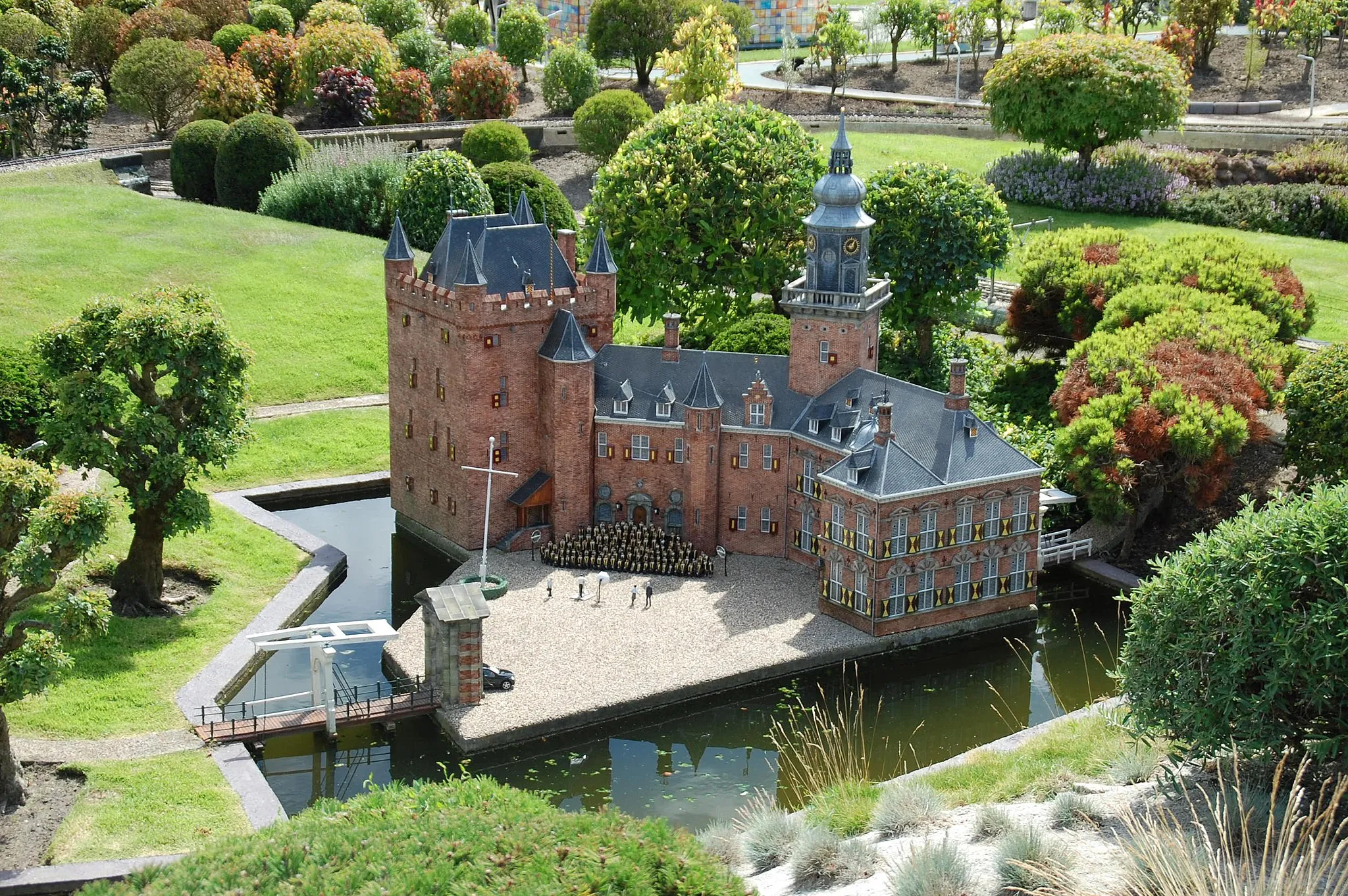 Photo showing: Scale model of Nijenrode castle