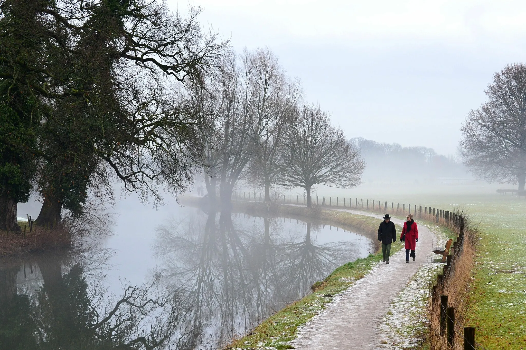 Photo showing: Kromme Rijn nabij kasteel Rhijnauwen te Bunnik