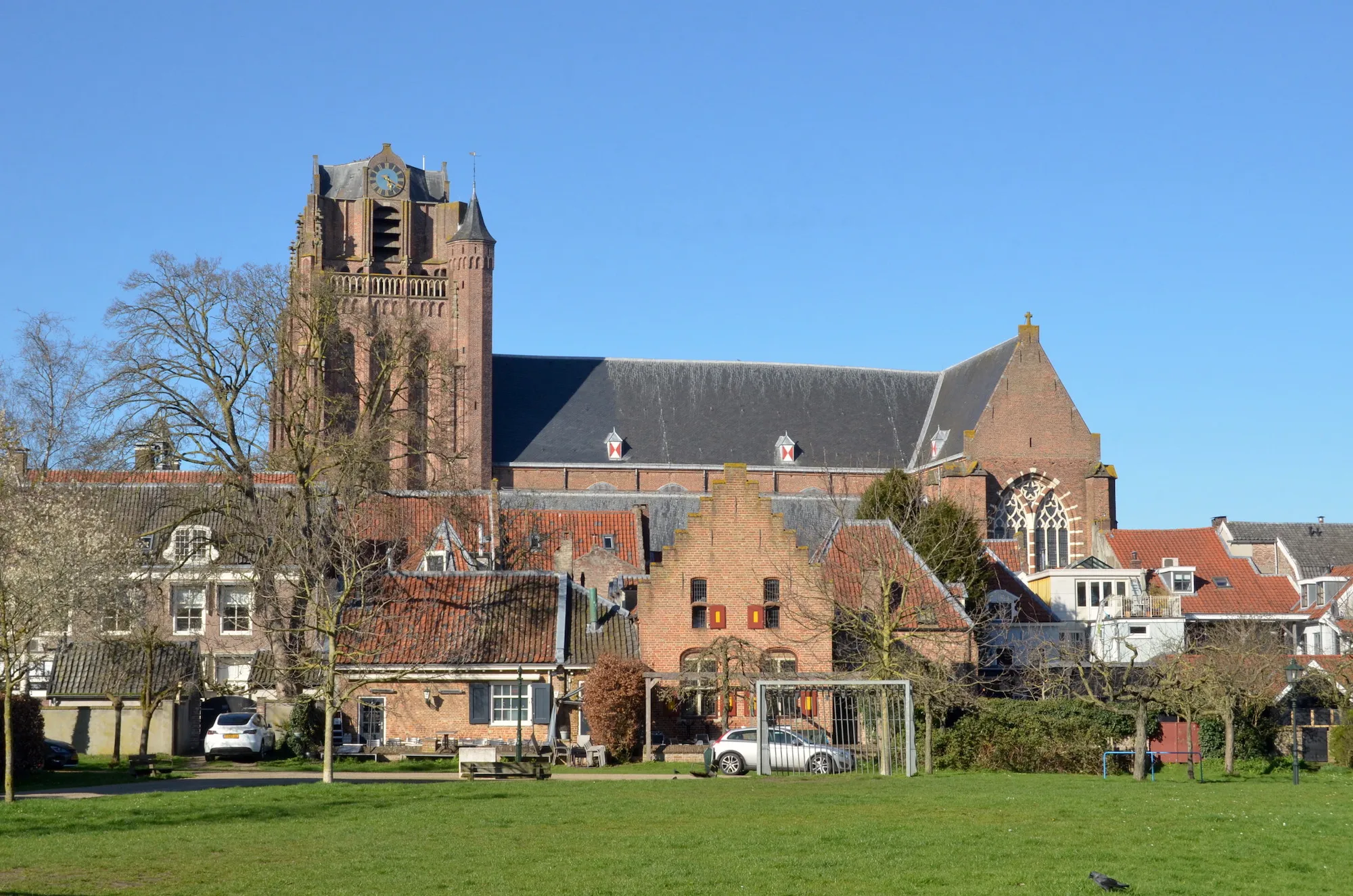 Photo showing: Grote of Johannes de Doperkerk (Wijk bij Duurstede), gezien uit het westen. Foto: Erik Swierstra.