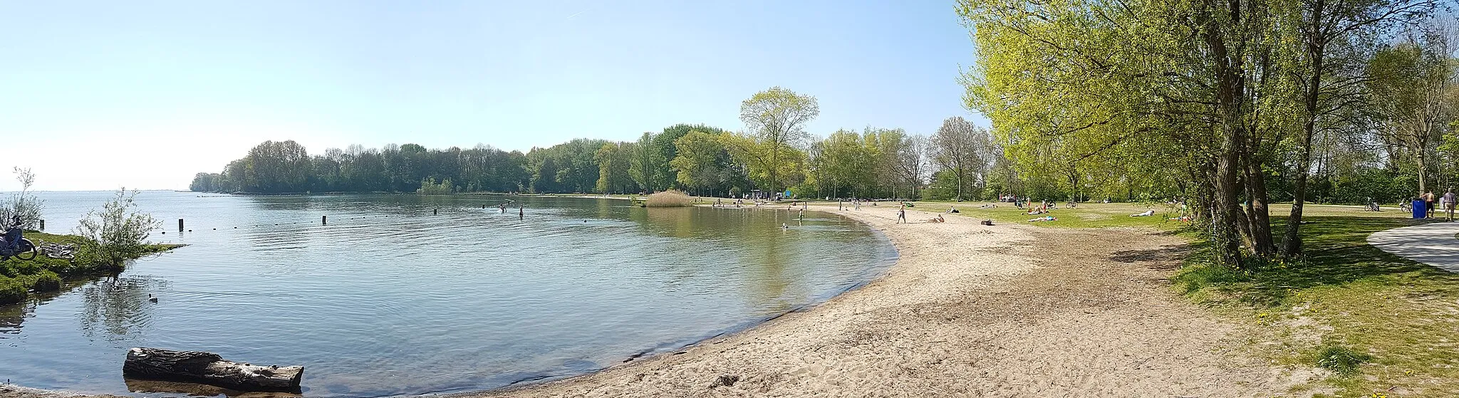 Photo showing: Panoramafoto van het strandje