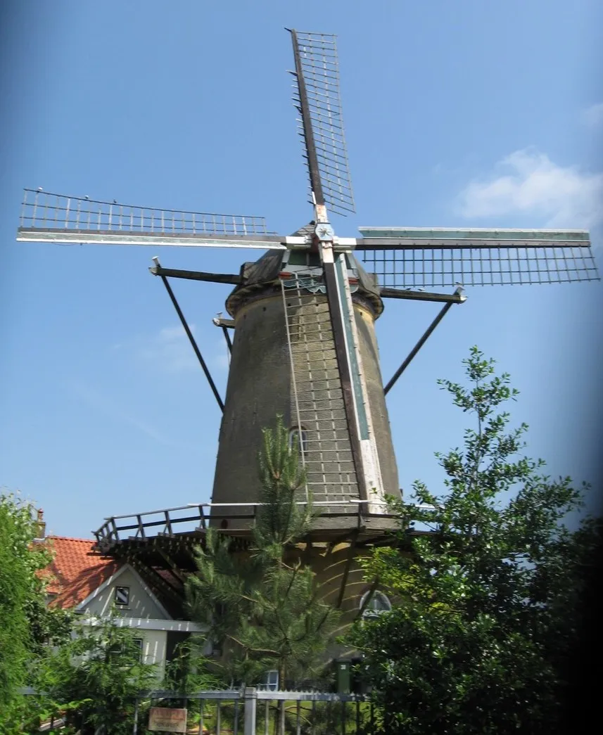 Photo showing: De Korenaar, mill in Poortvliet