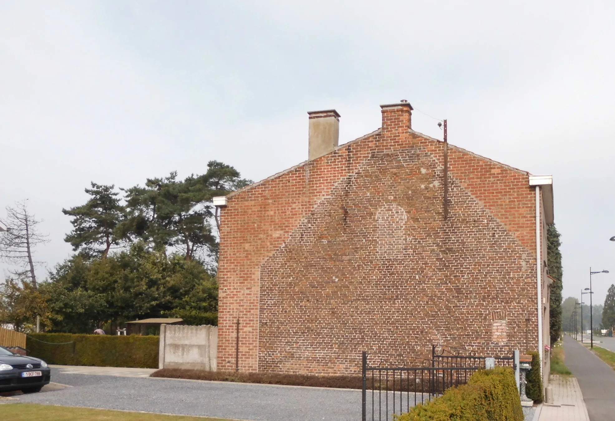 Photo showing: Restauratie door verhoging en verbreding van woning - Bentille - Sint-Jan-in-Eremo - Sint-Laureins - Oost-Vlaanderen - België