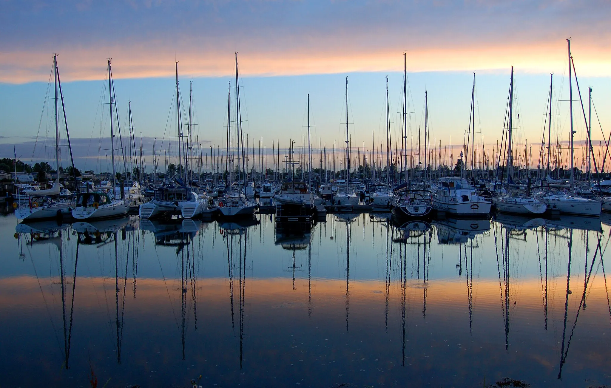 Photo showing: Boats moored at Kamperland