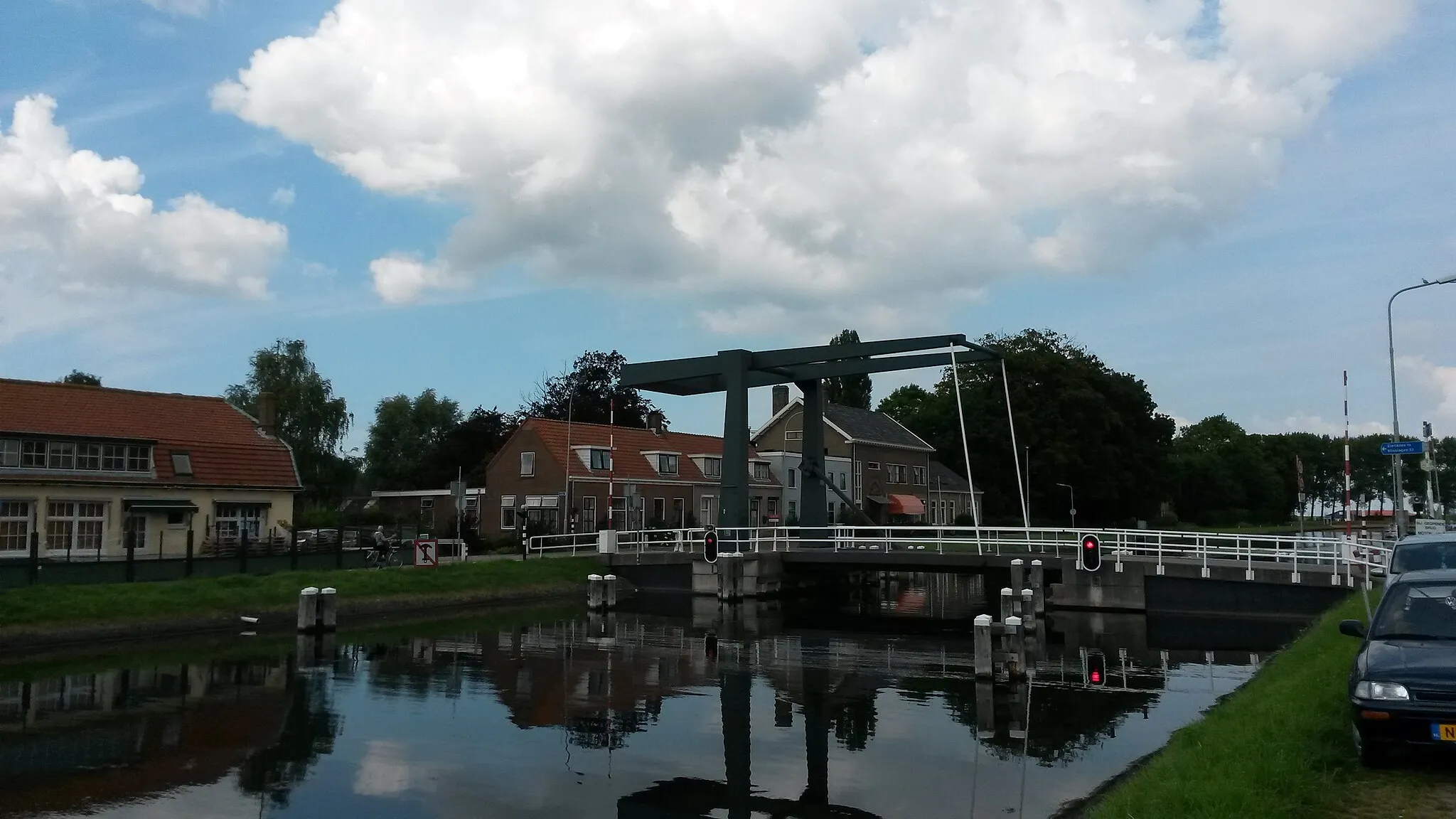 Photo showing: Bascule bridges in the Netherlands, Wilheminadorp (Goes)