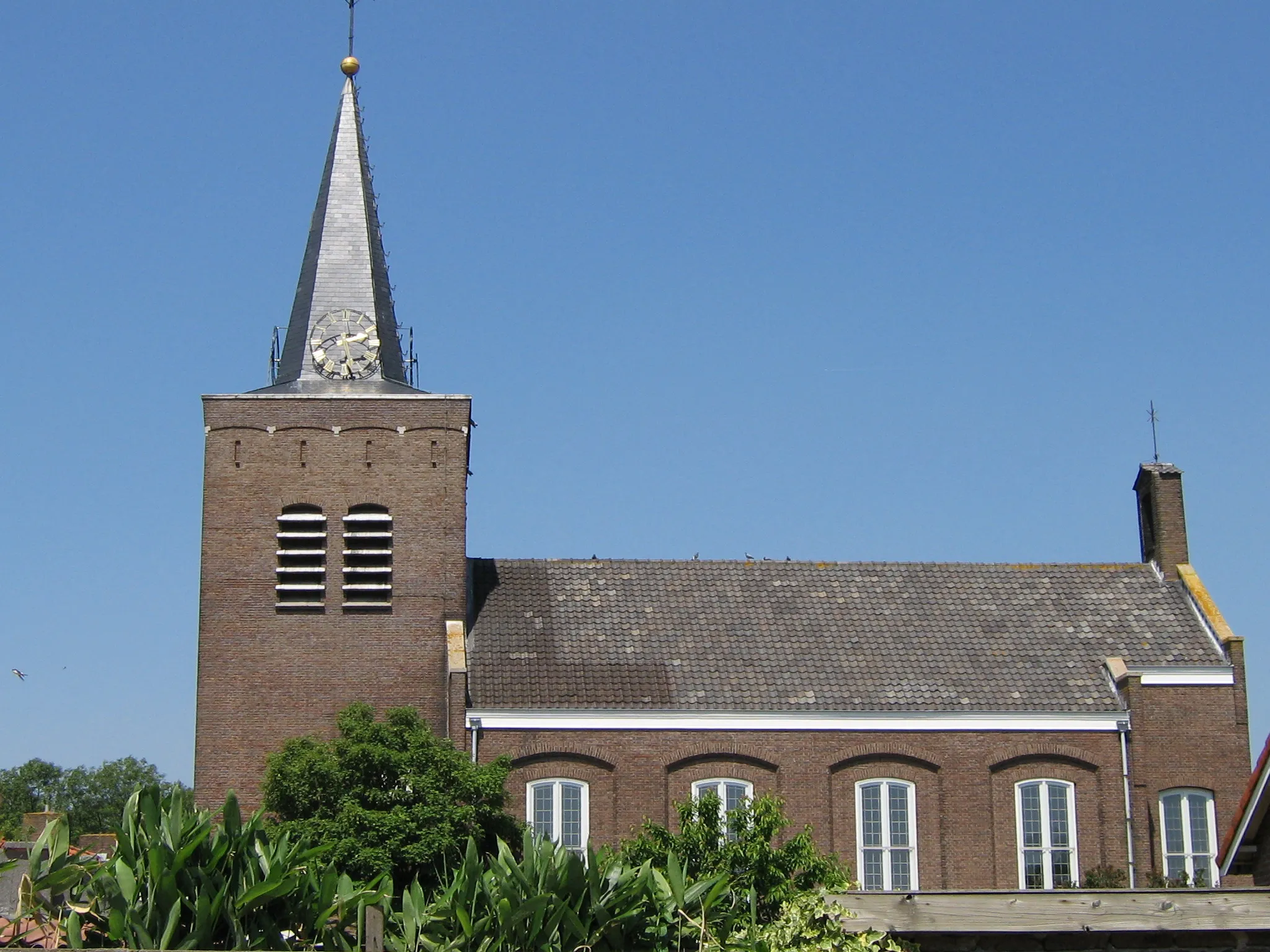 Photo showing: Church in Ellewoutsdijk, Borsele community, Netherlands.