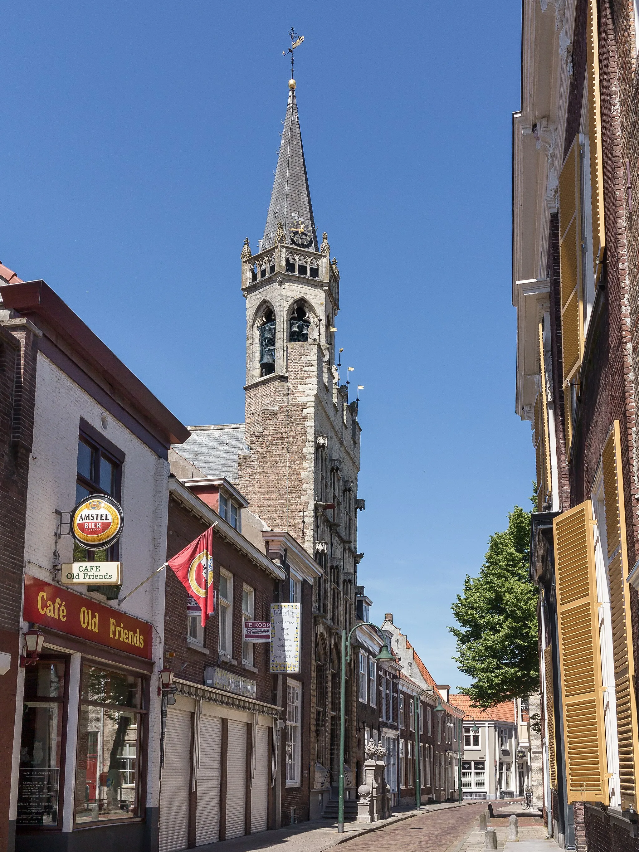 Photo showing: Tholen, former townhall in the street