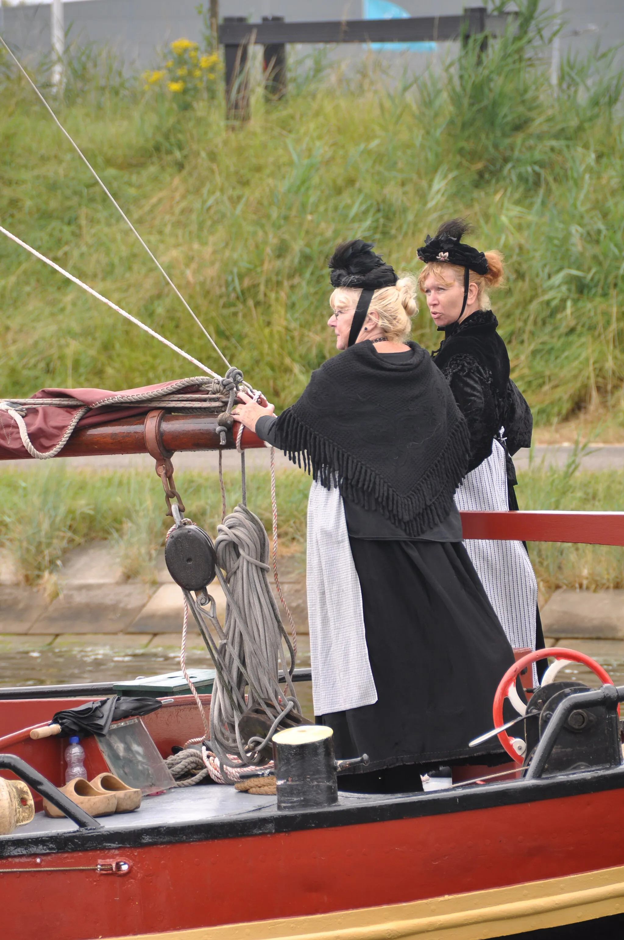 Photo showing: De CLEENNE MOSSEL bij de reunie 2013 van de LVBHB op het Kanaal door Walcheren.