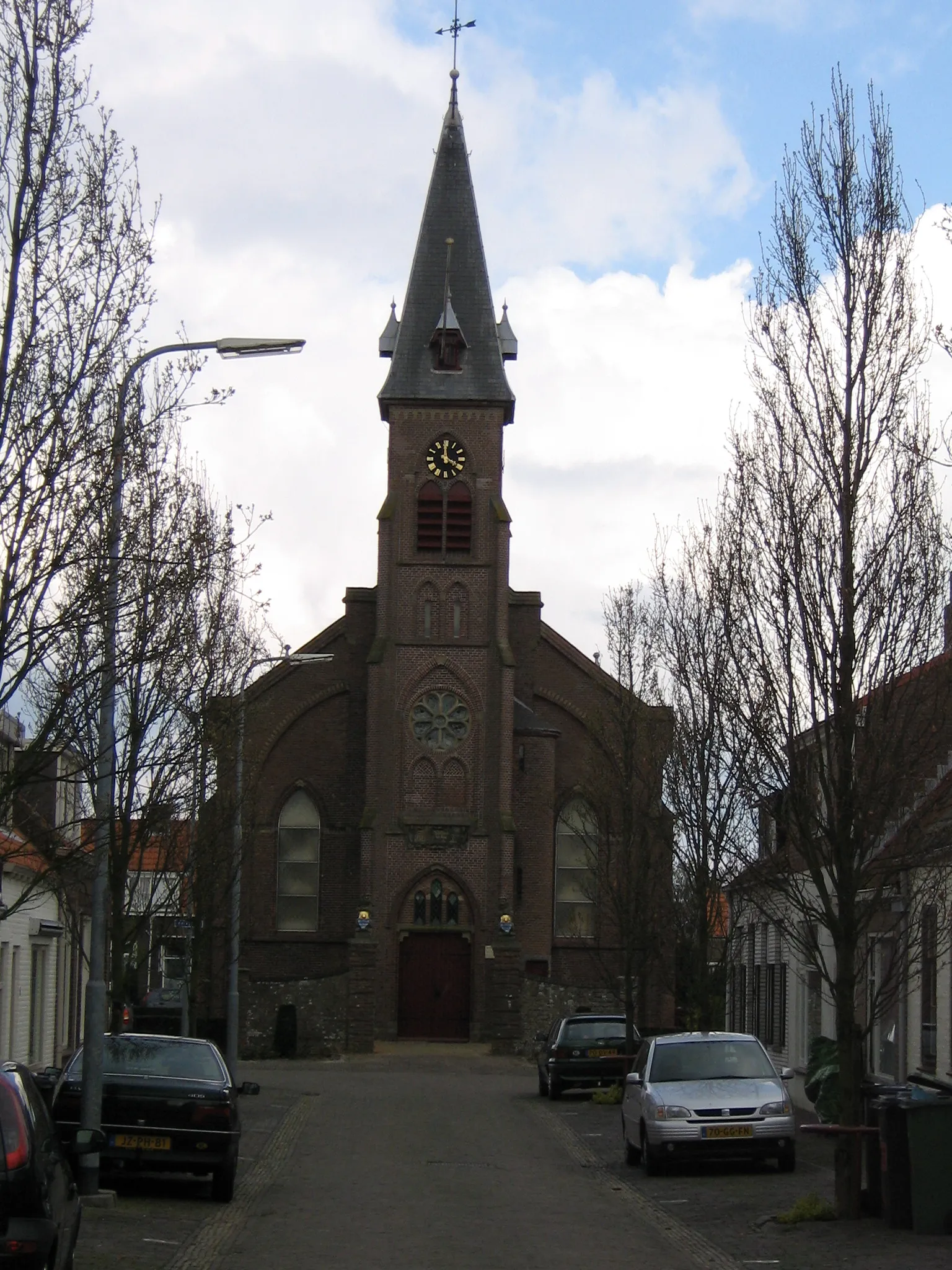 Photo showing: 't Nieuweland: Durpskerke Nieuw- en Sint-Joosland, Zeeland: dorpskerk Nieuw- en Sint-Joosland, Middelburg community, NL: Church