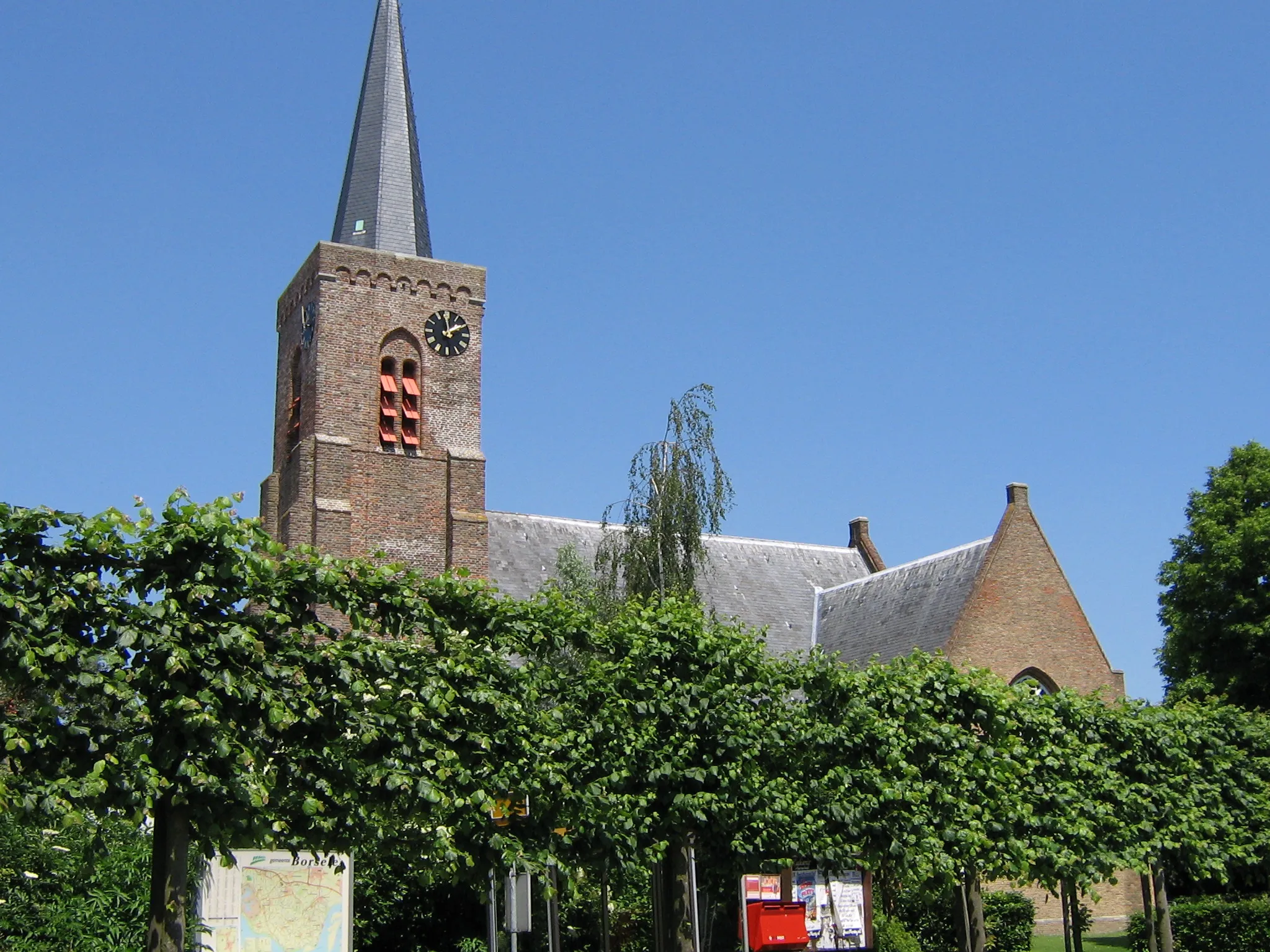 Photo showing: Kerkje in Ouwelande (Oudelande), gemeênte Bossele (Borsele), NL.