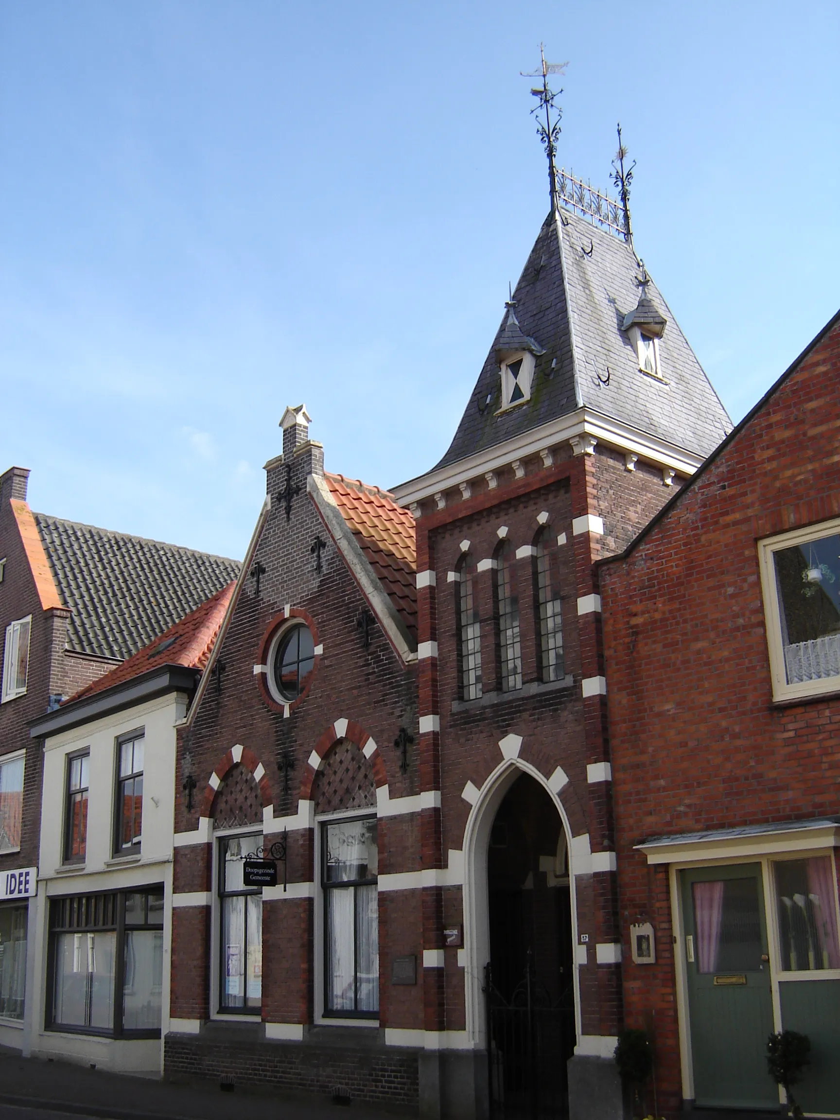 Photo showing: Mennonite church "Het Lam" in Aardenburg. Aardenburg, Sluis, Zeeland, Netherlands