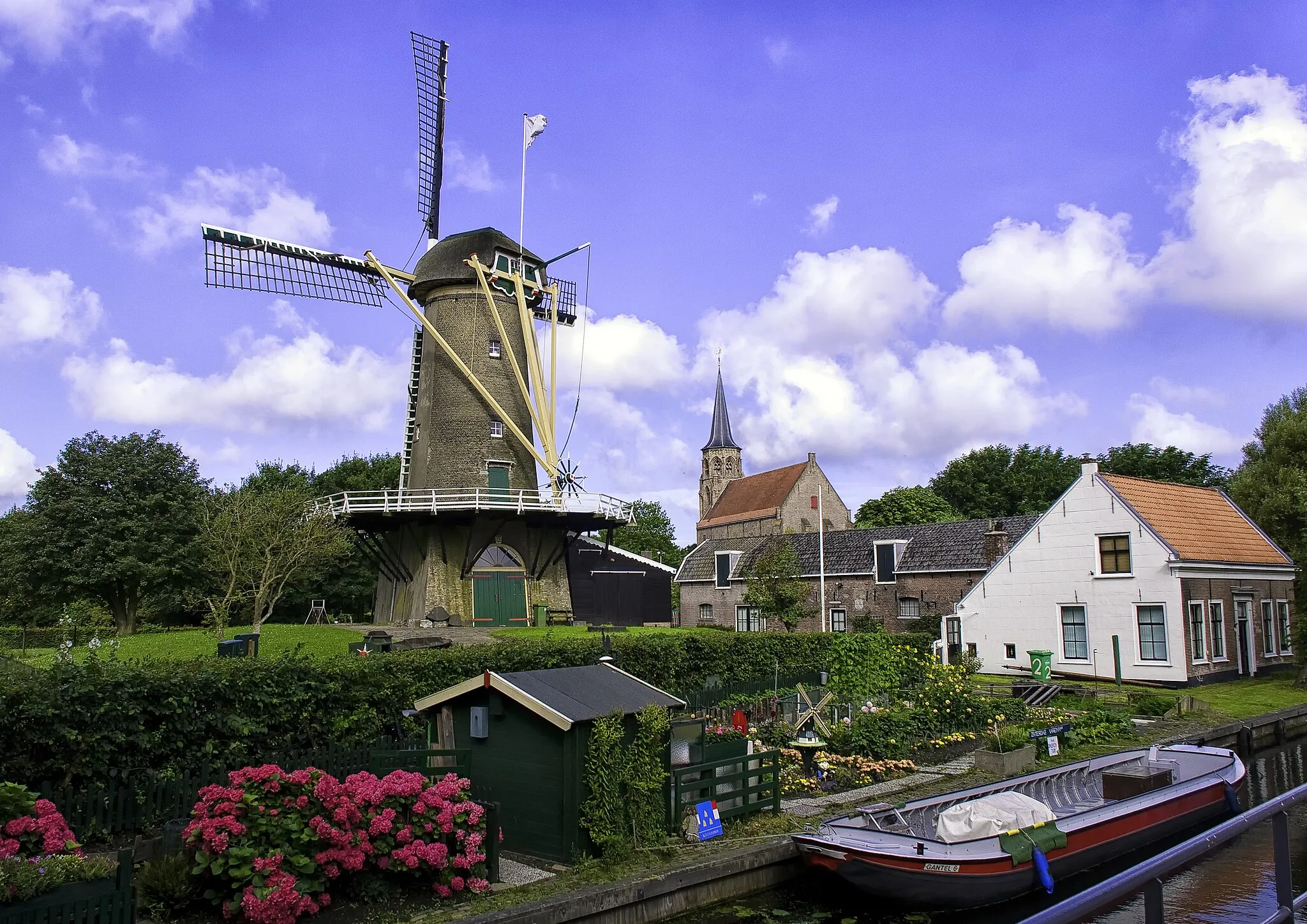Photo showing: De Korenaer  - de Haagse molen