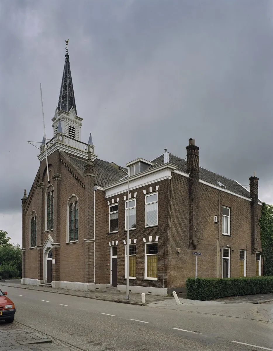 Photo showing: Pastorie: Pastorie, overzicht voorgevel en rechter zijgevel (opmerking: Gefotografeerd voor Monumenten In Nederland Zuid-Holland)