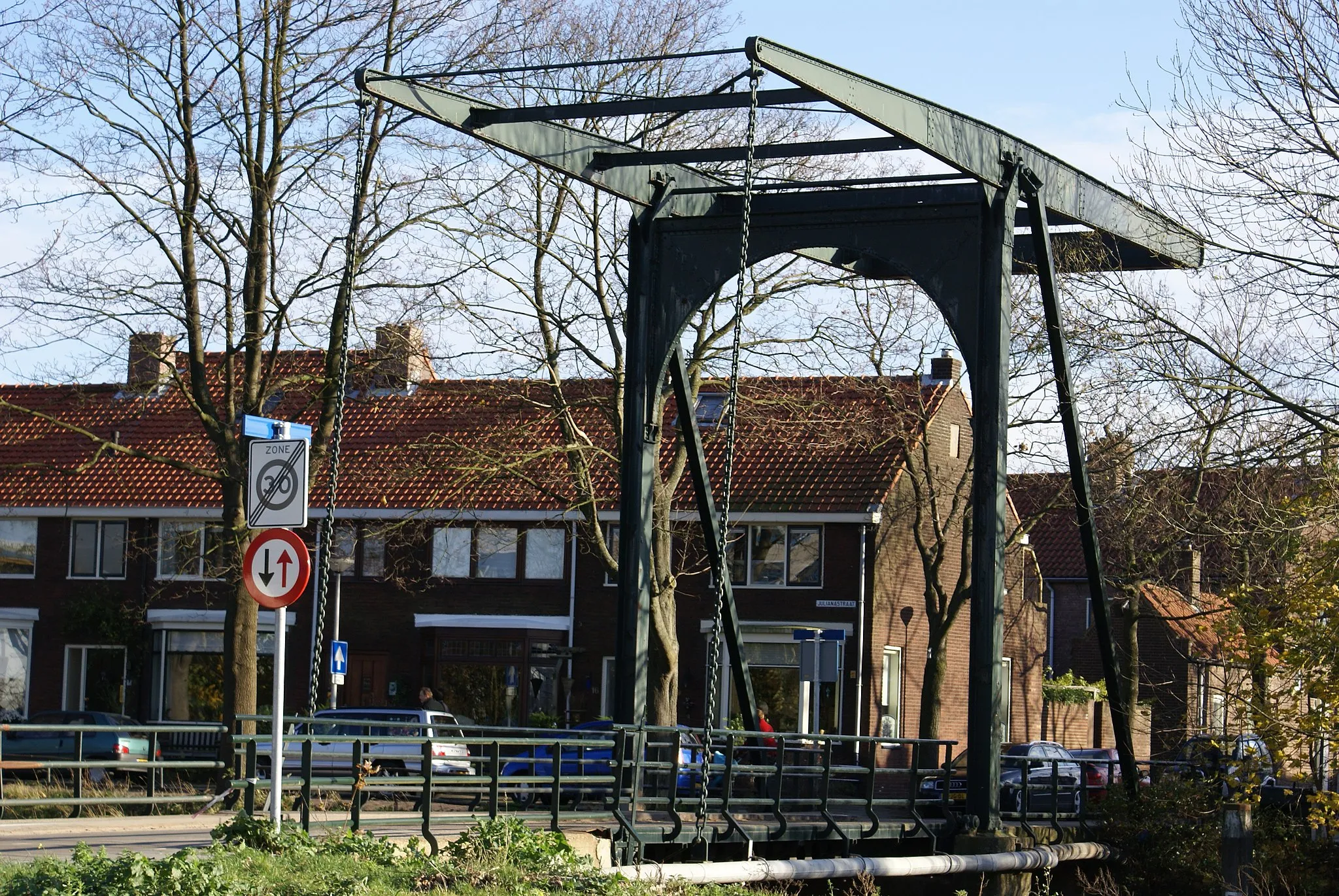 Photo showing: Former Slobbengors Bridge, Papendrecht, Drawbridge