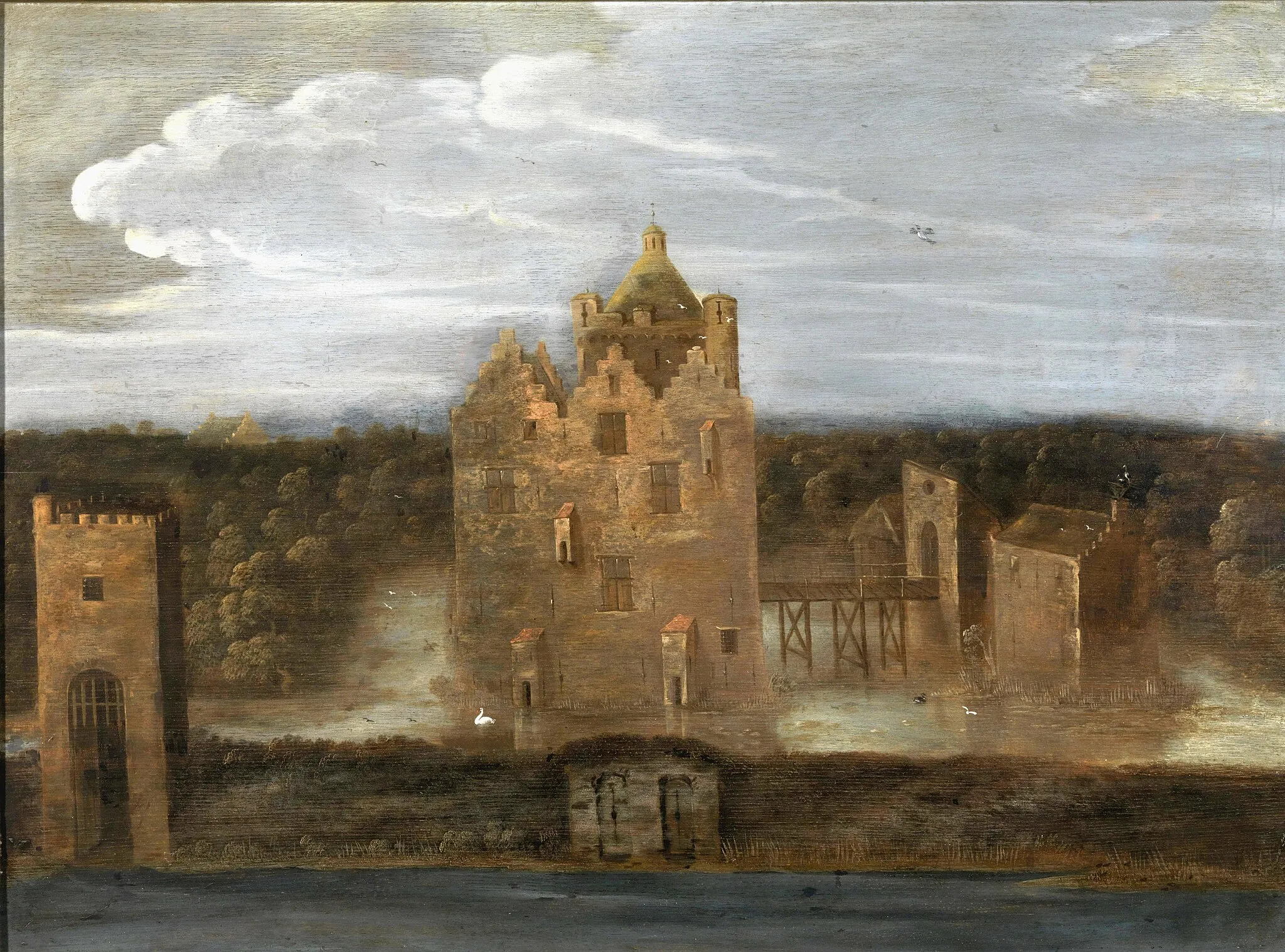 Photo showing: Te Riviere Castle or Mathenesse before 1574