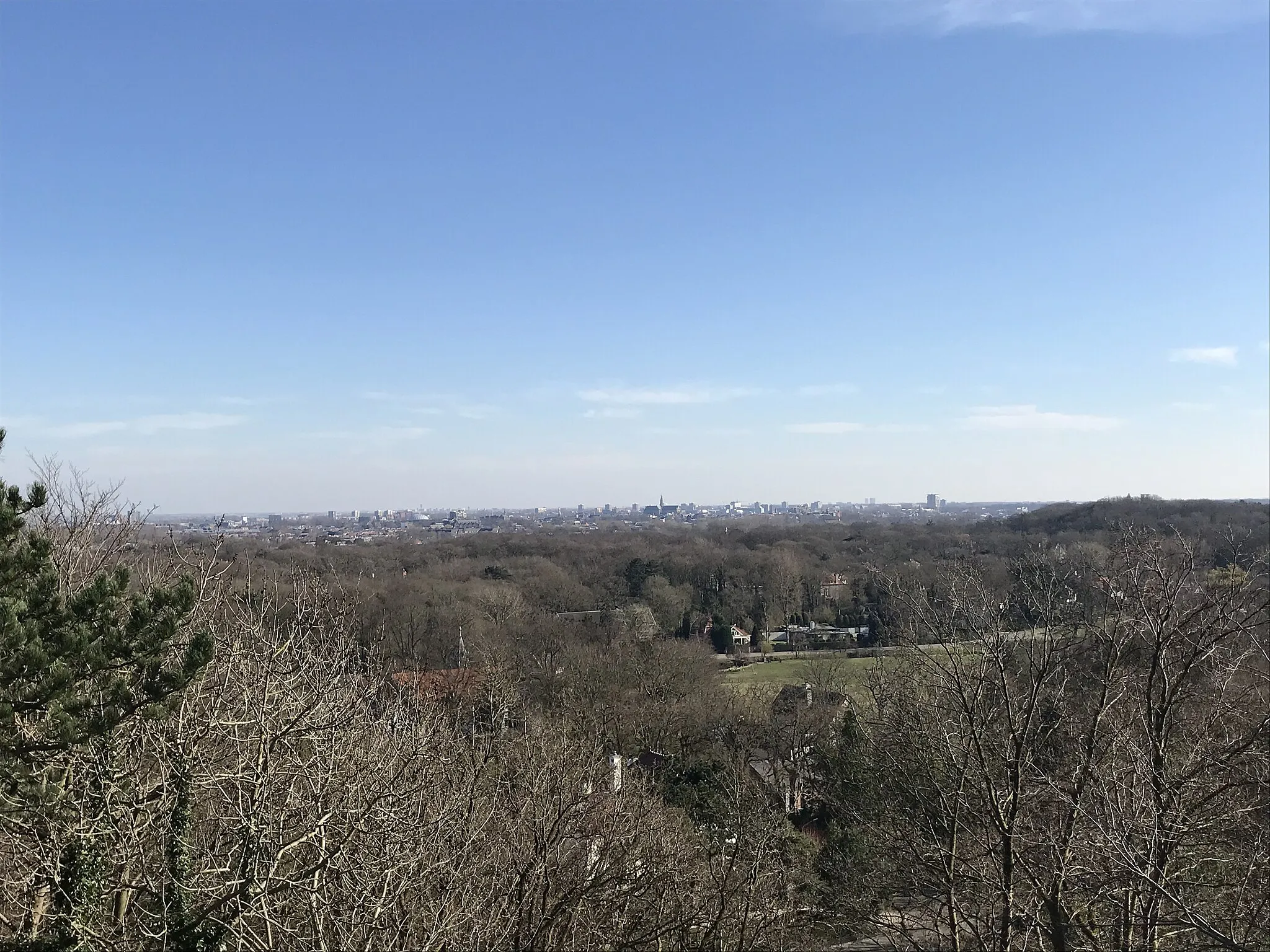 Photo showing: View of Haarlem from 't Kopje van Bloemendaal