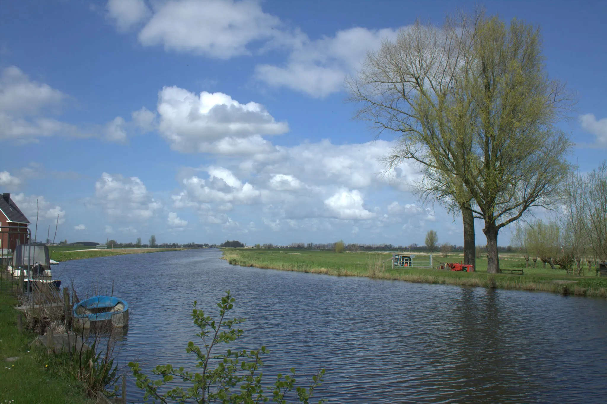 Photo showing: Het dorp Ottoland wordt doorsneden door de Ottolandse Vliet, in het midden van de streek Alblasserdam in de gemeente Molenlanden.