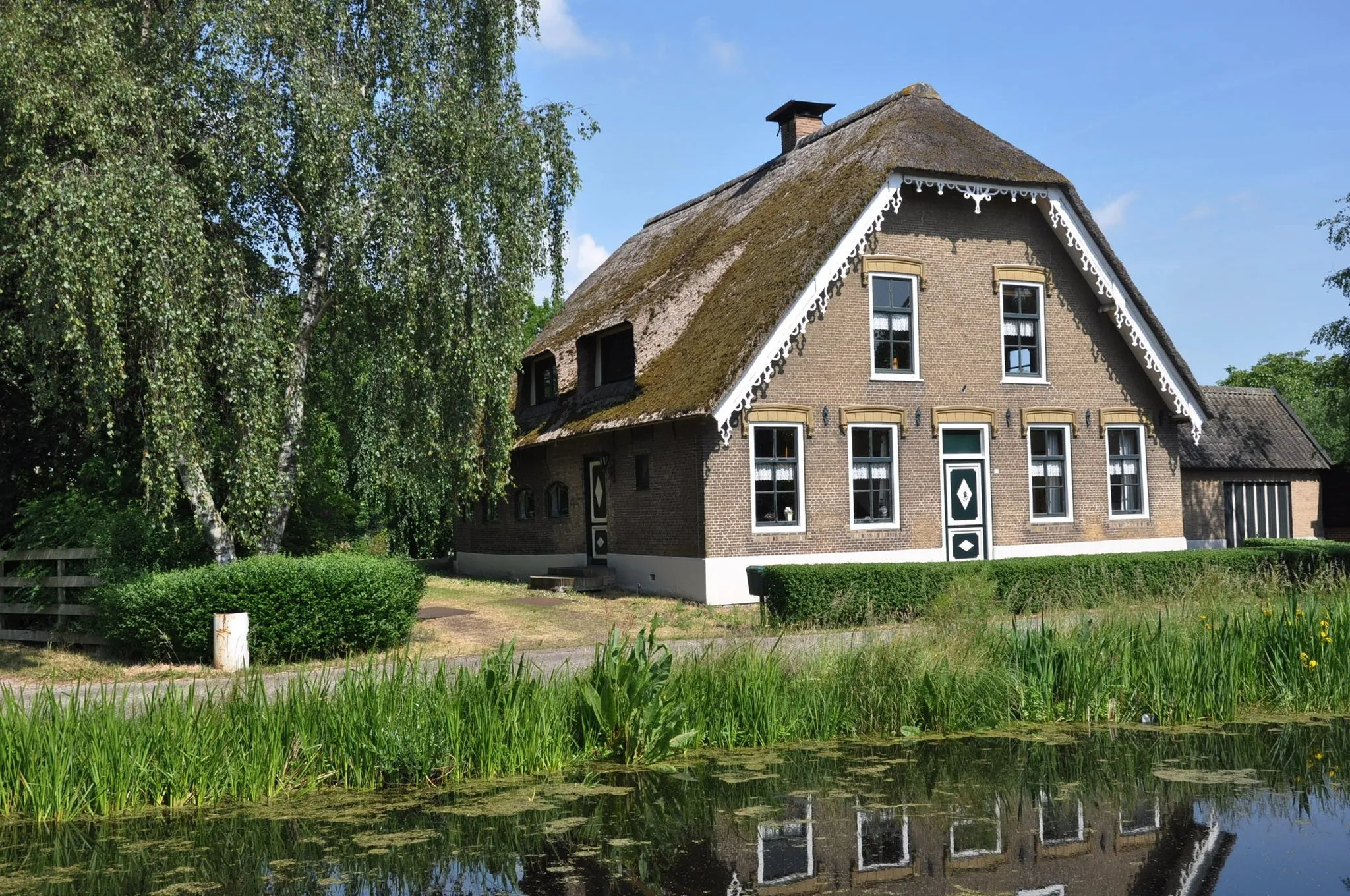 Photo showing: Farm in the hamlet "Het Beijersche", near Stolwijk (municipality Vlist, province South Holland, Netherlands).
