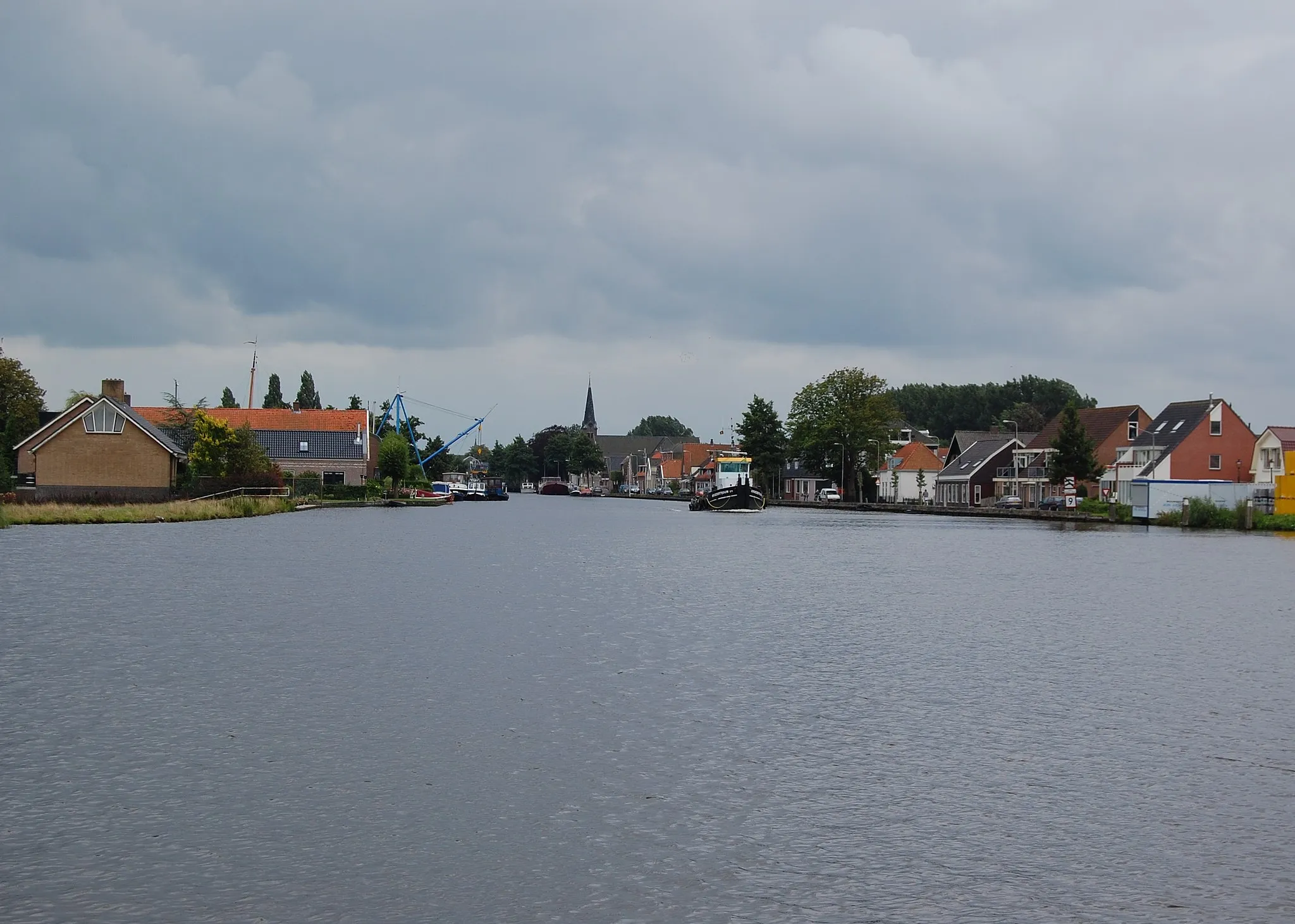 Photo showing: De kruising tussen de Ringvaart-Haarlemmermeer en de Oude-Wetering.