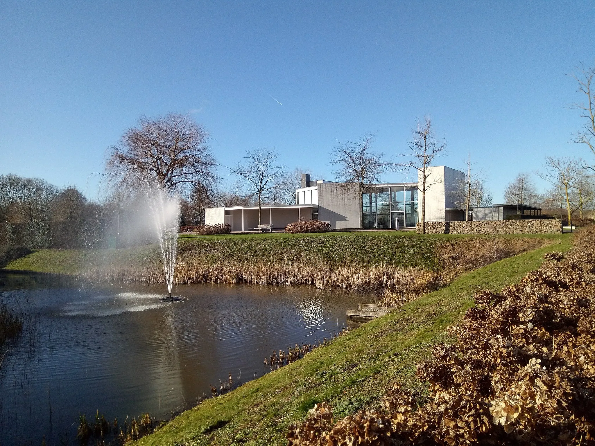 Photo showing: Aula van Rietveld Zwaanshoek