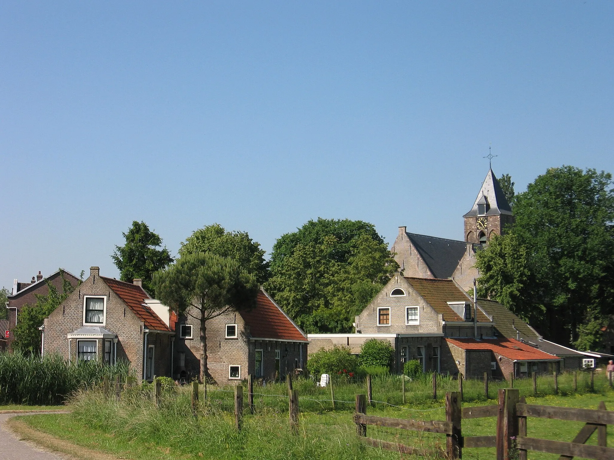 Photo showing: Schiedam-Kethel met kerk.jpg, rijksmonument