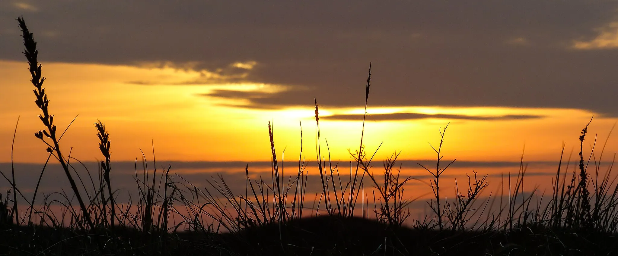 Photo showing: Sunset at Kijkduin, The Hague