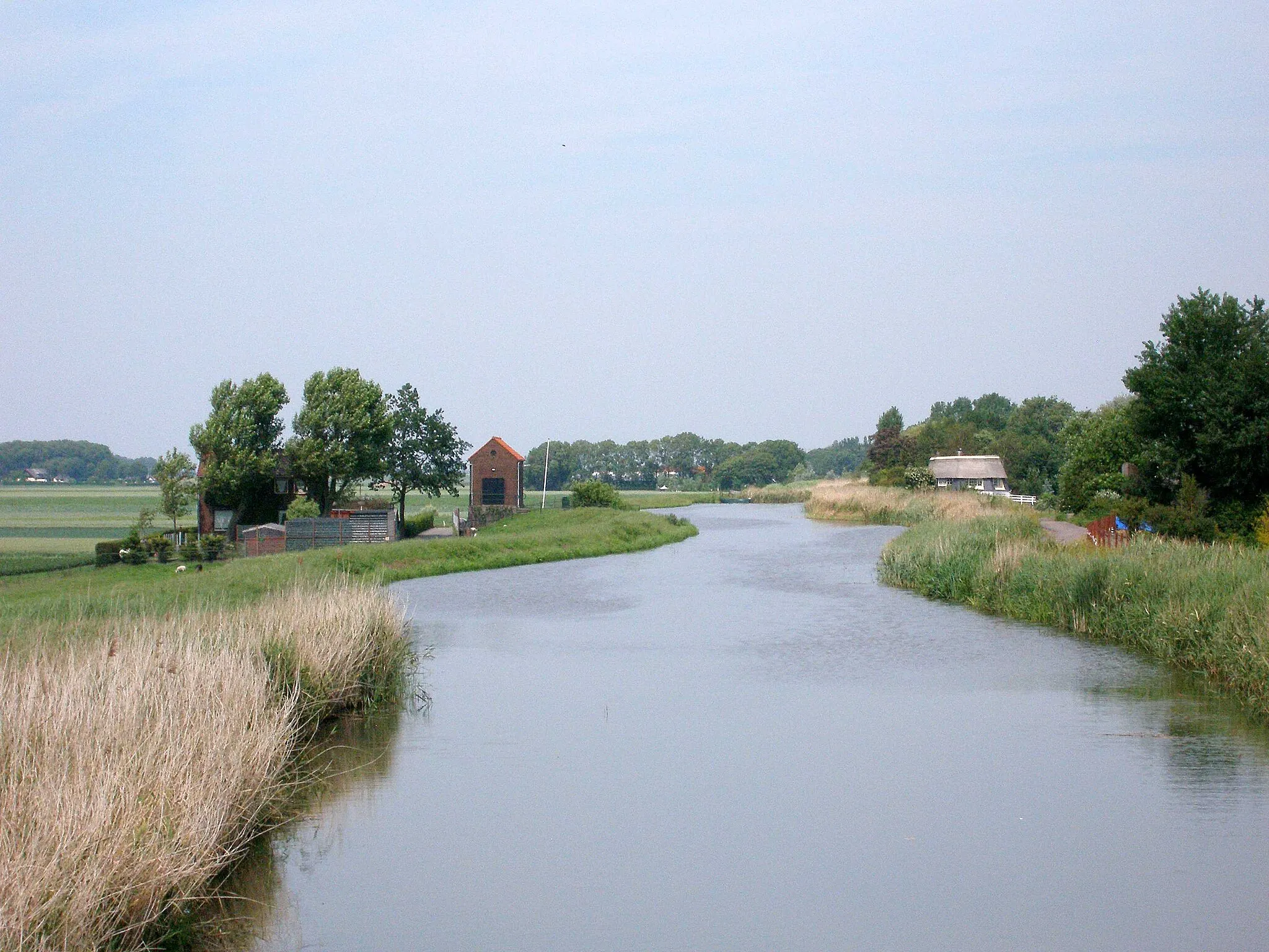 Photo showing: The first part of the river Rotte near Moerkapelle