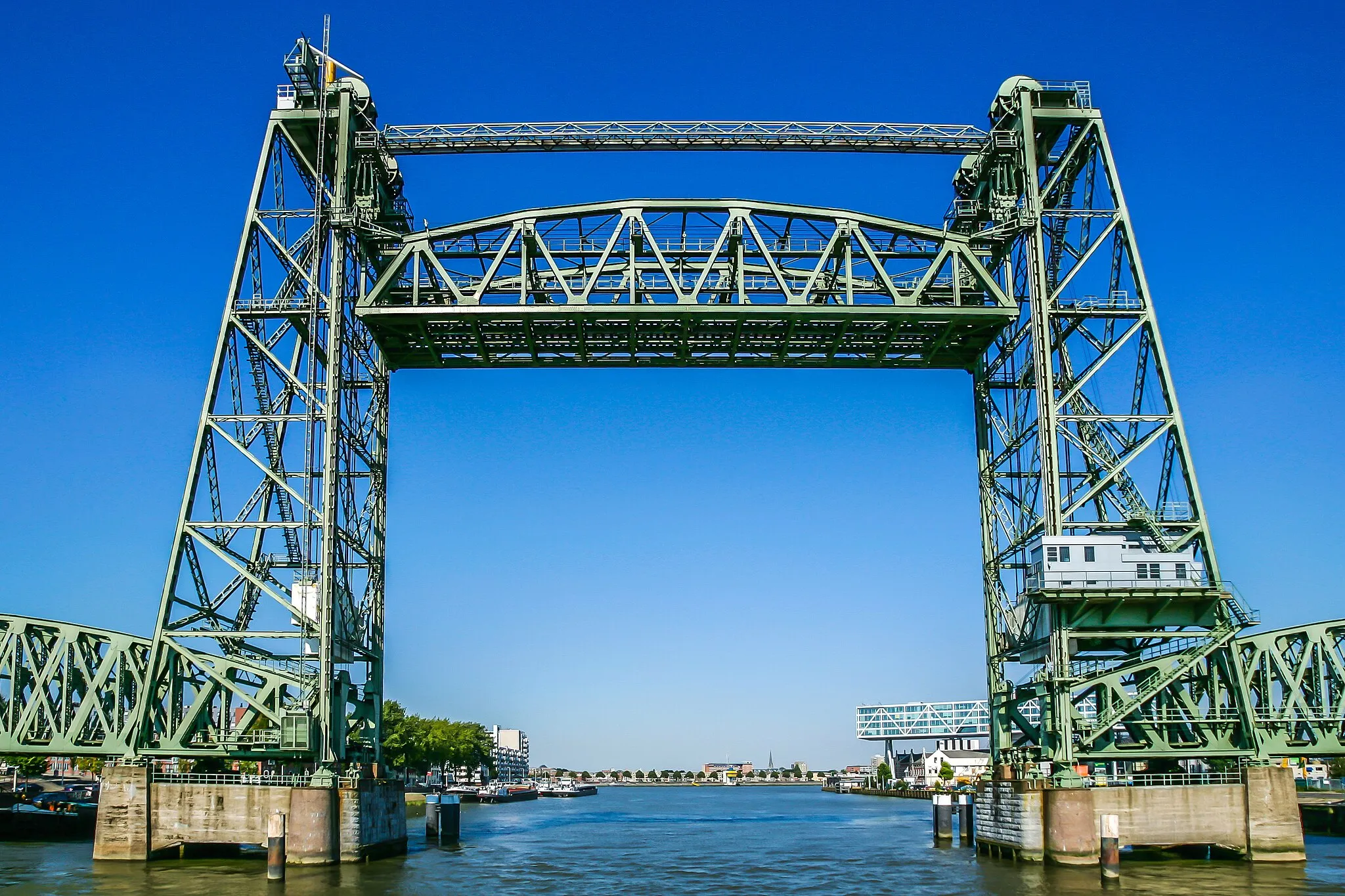 Photo showing: " De Hef " (popular name for the historic Koningshaven Railway bridge), Rotterdam (08/2005) - Human picture: (1 body / 1 lens / 1 human = 1 picture ) 0% AI ... ;- ) ...

Following vandalization (Rotterdam) of my work, final stop of this series on European cities.
My work not being respected, I definitively stop my publications in Wikimedia Commons (including definition and quality updates).
Final publication in Wikimedia Commons: https://commons.wikimedia.org/wiki/File:GraphyArchy_-_Wikipedia_00982.jpg
I also stop my GraphyArchyPocket series (before vandalization ...).

Final publication in Wikimedia Commons: https://commons.wikimedia.org/wiki/File:GraphyArchyPocket_._Wikipedia_00073.jpg