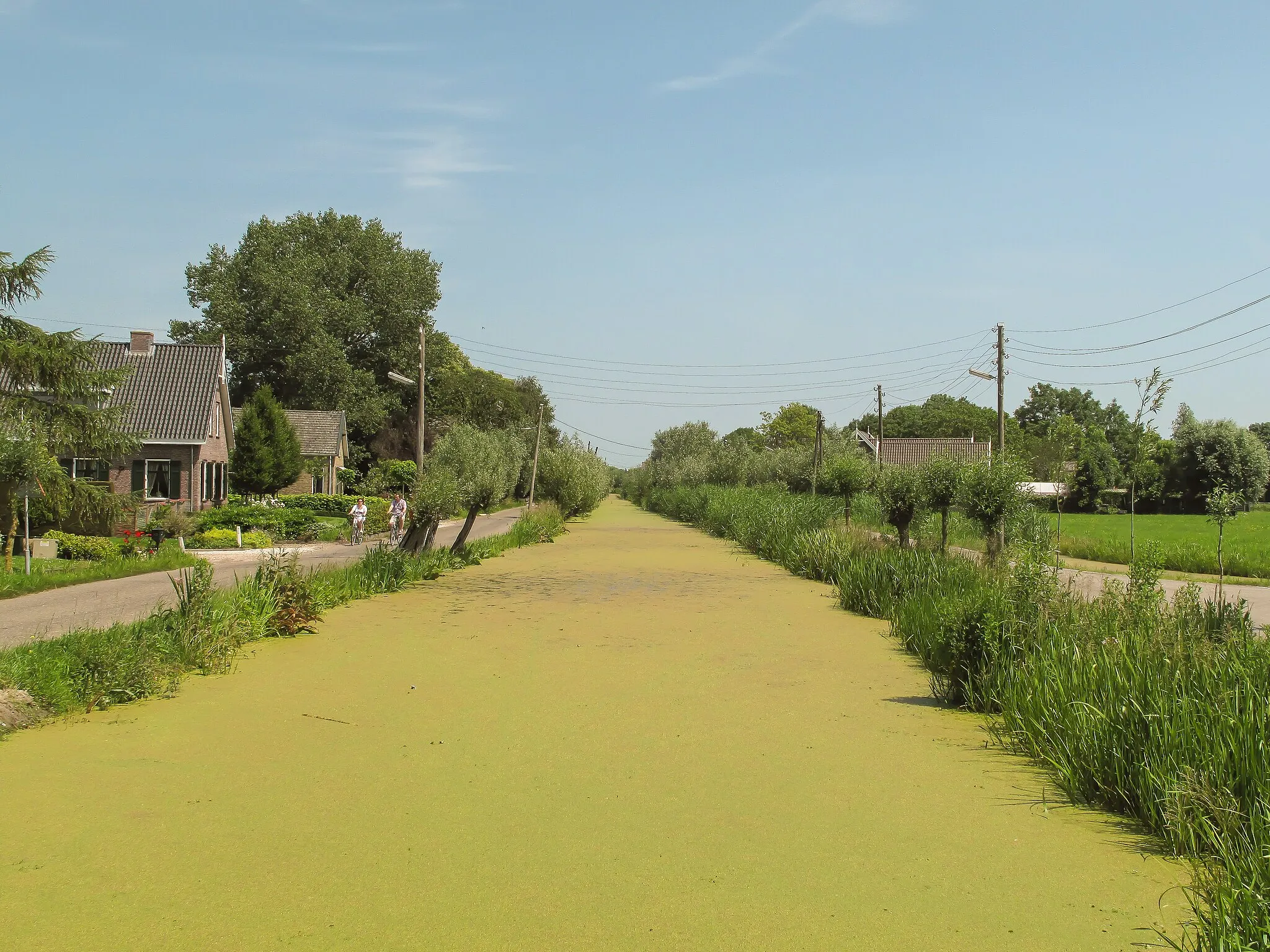 Photo showing: Benedenkerk, canal in the polder