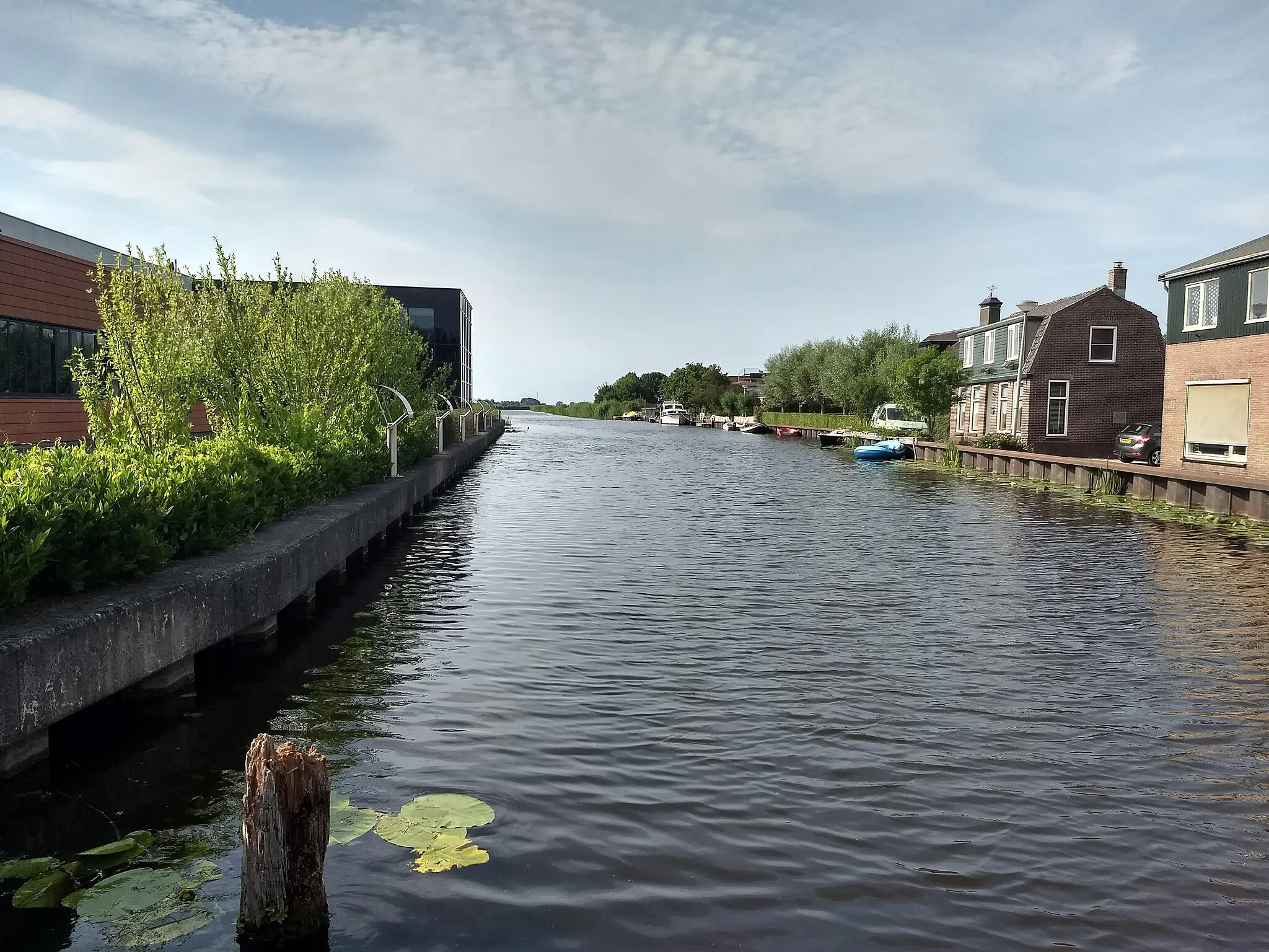 Photo showing: Dubbele Wiericke,vanaf de brug in Driebruggen, zicht op noordzijde richting Nieuwerbrug