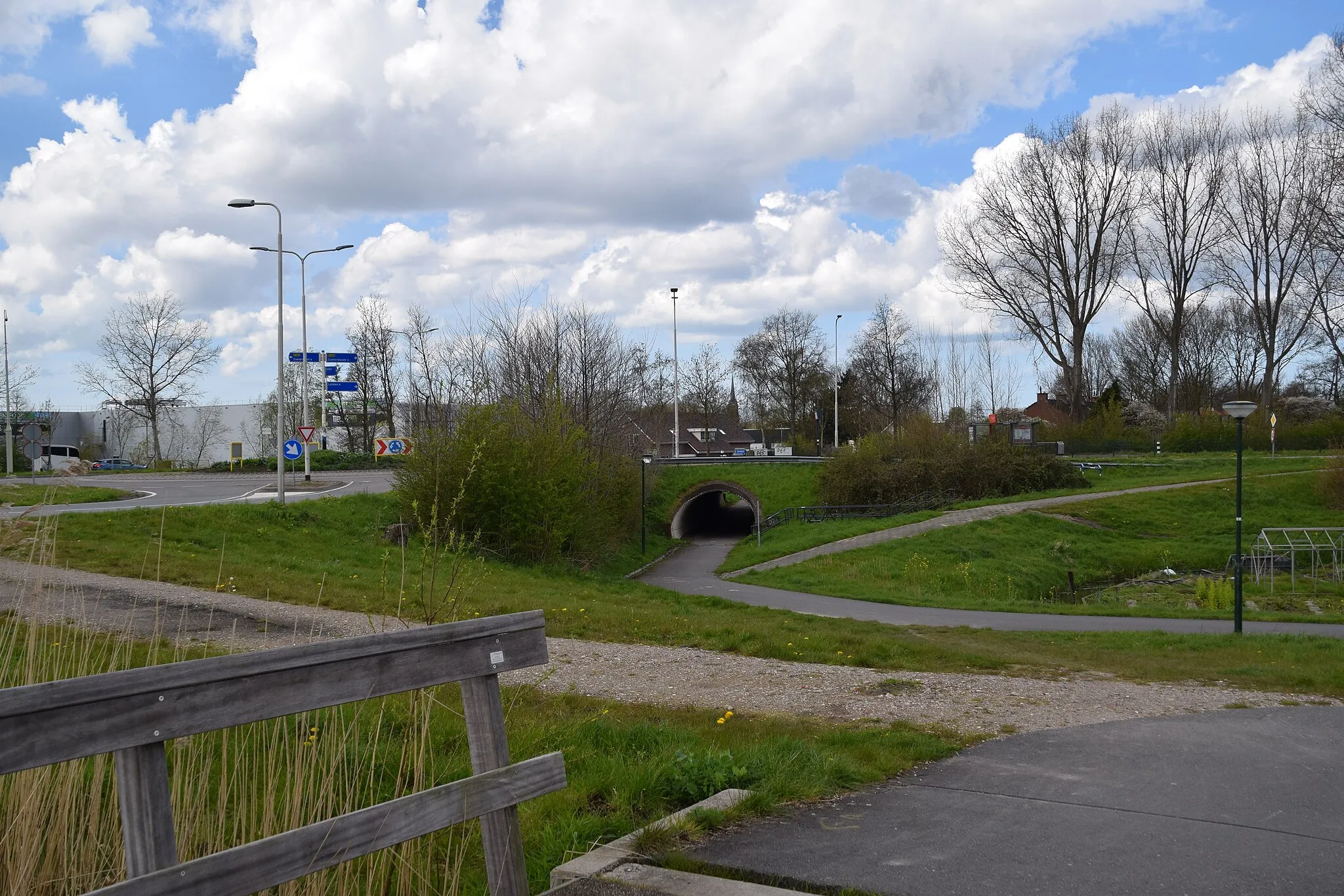 Photo showing: Fietstunneltje onder de Jan Koenenweg (N206) in Stompwijk