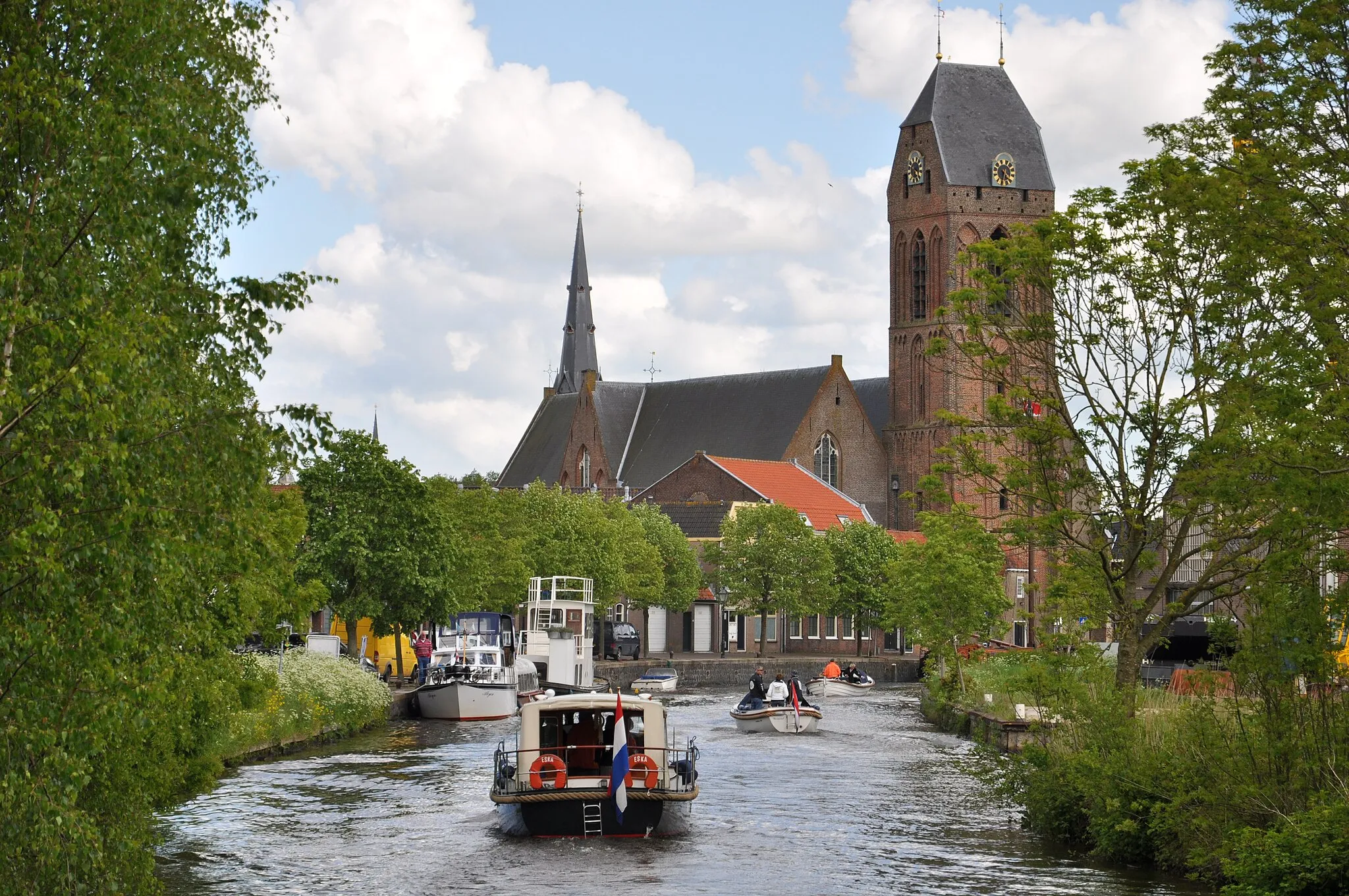 Photo showing: De Hollandse IJssel in Oudewater.